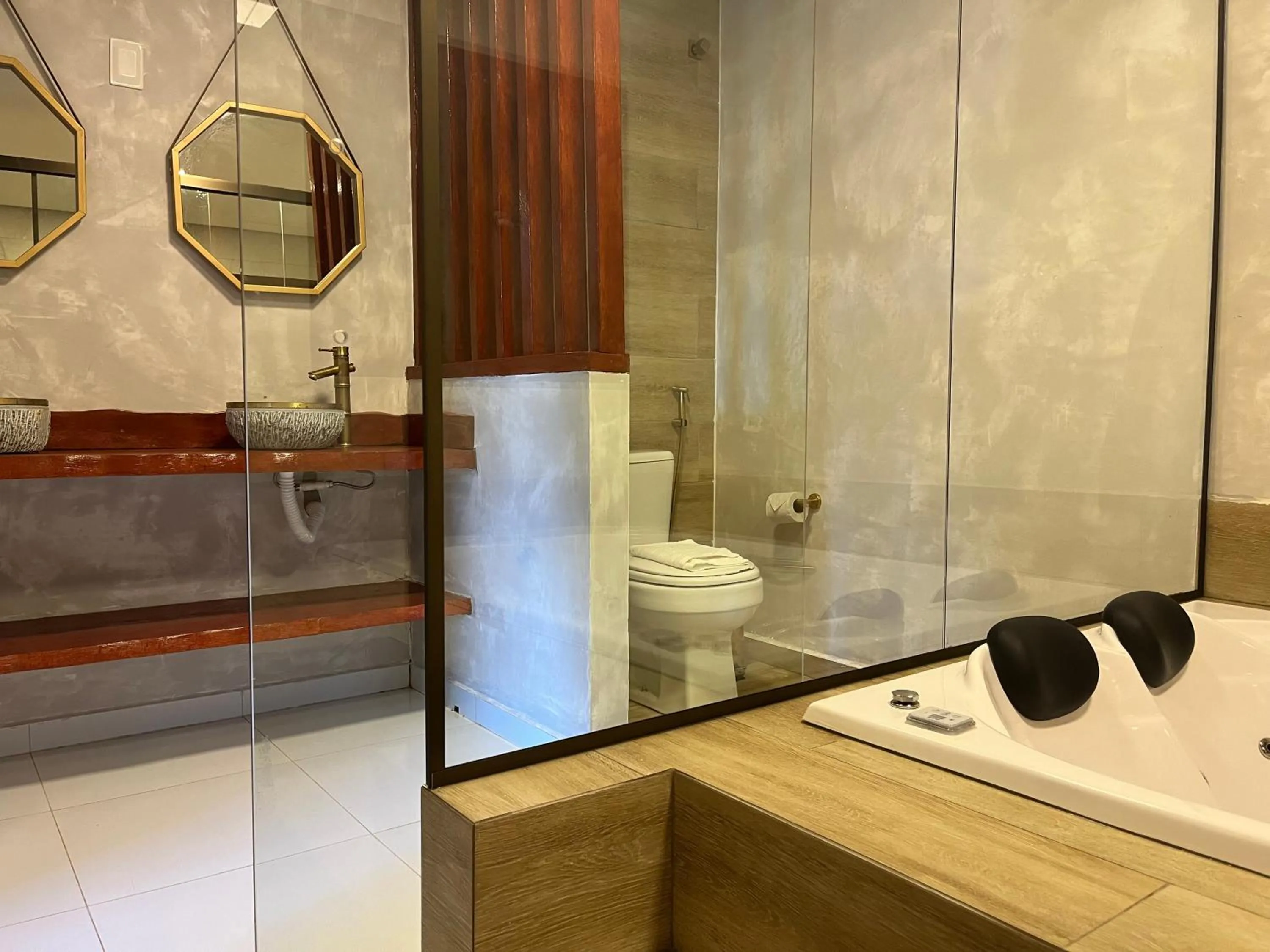 Bathroom in Pousada Sete Mares