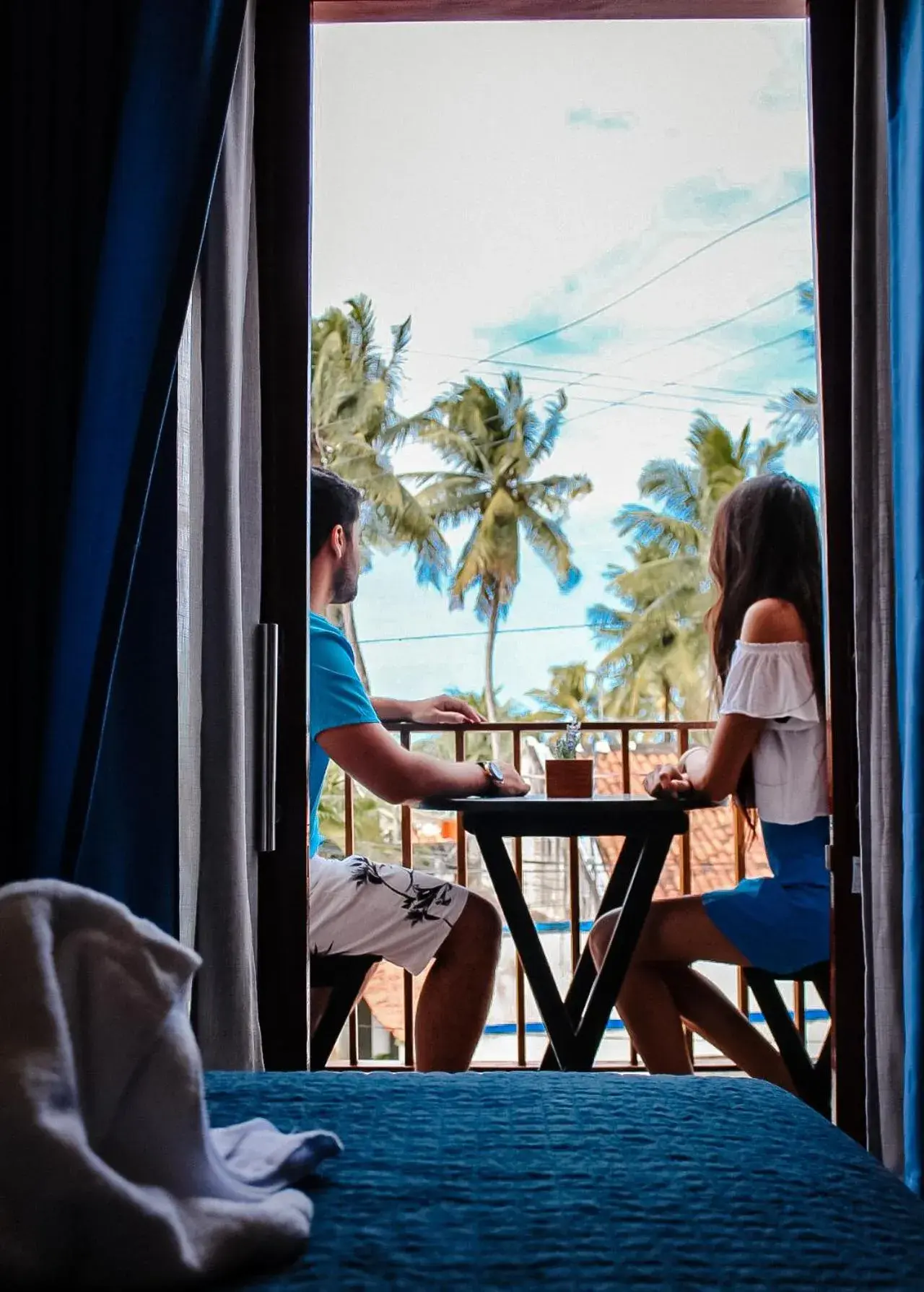 Double Room with Balcony and Sea View - single occupancy in Pousada Sete Mares Double Room with Balcony and Sea View - single occupancy in Pousada Sete Mares