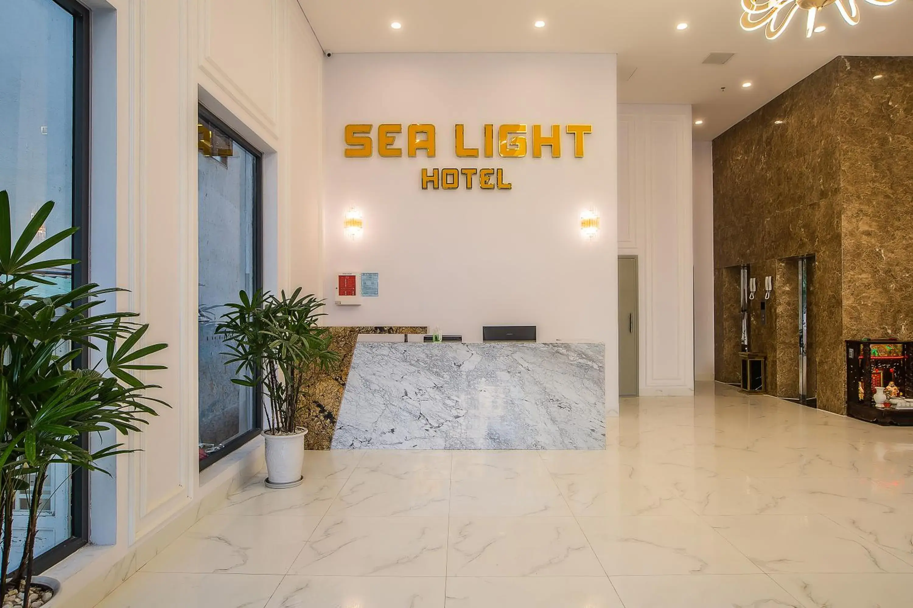 Lobby or reception in Sea Light Hotel Da Nang Lobby or reception in Sea Light Hotel Da Nang