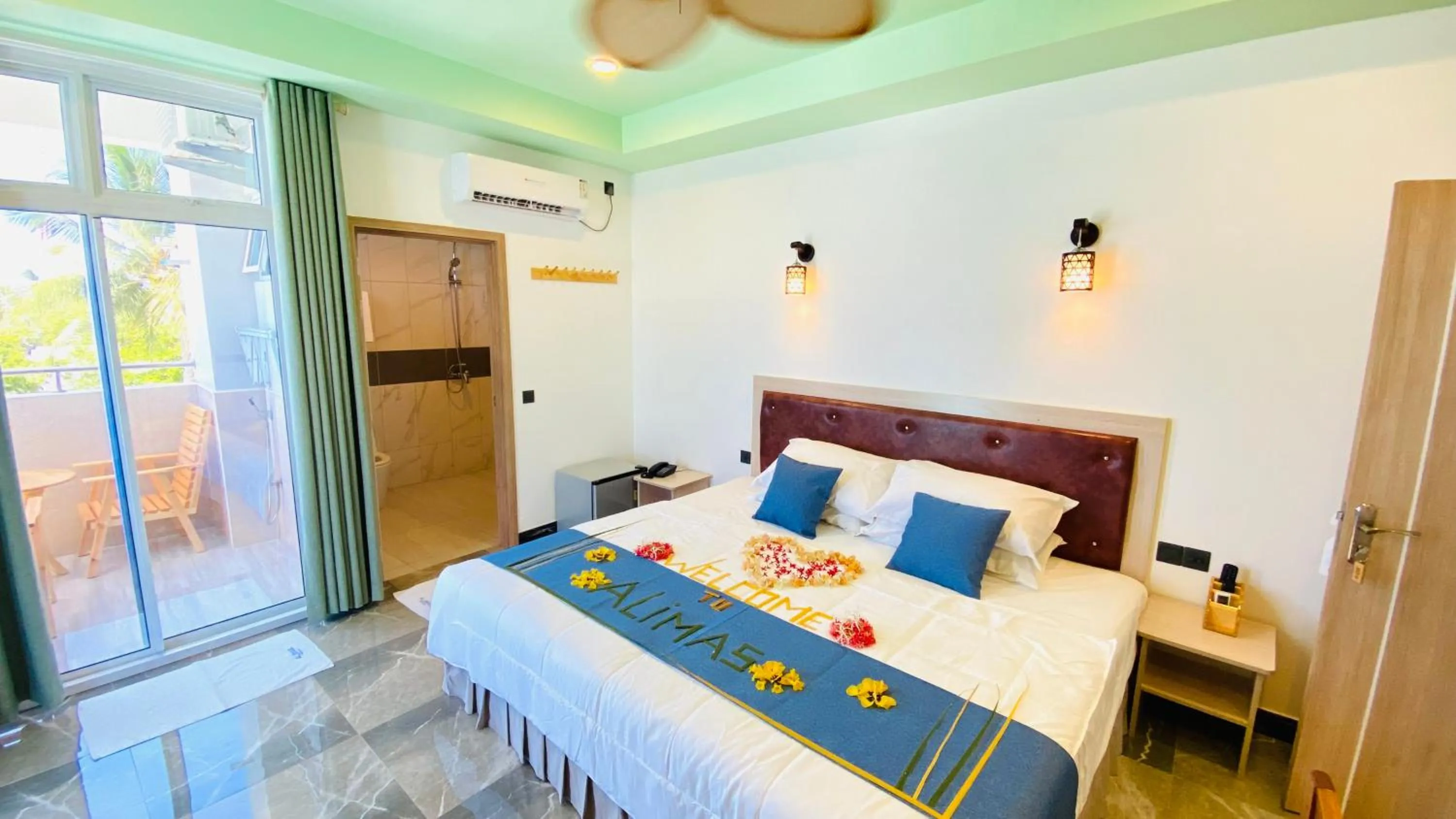 Bedroom, Bed in Alimas Holiday Retreat Maldives