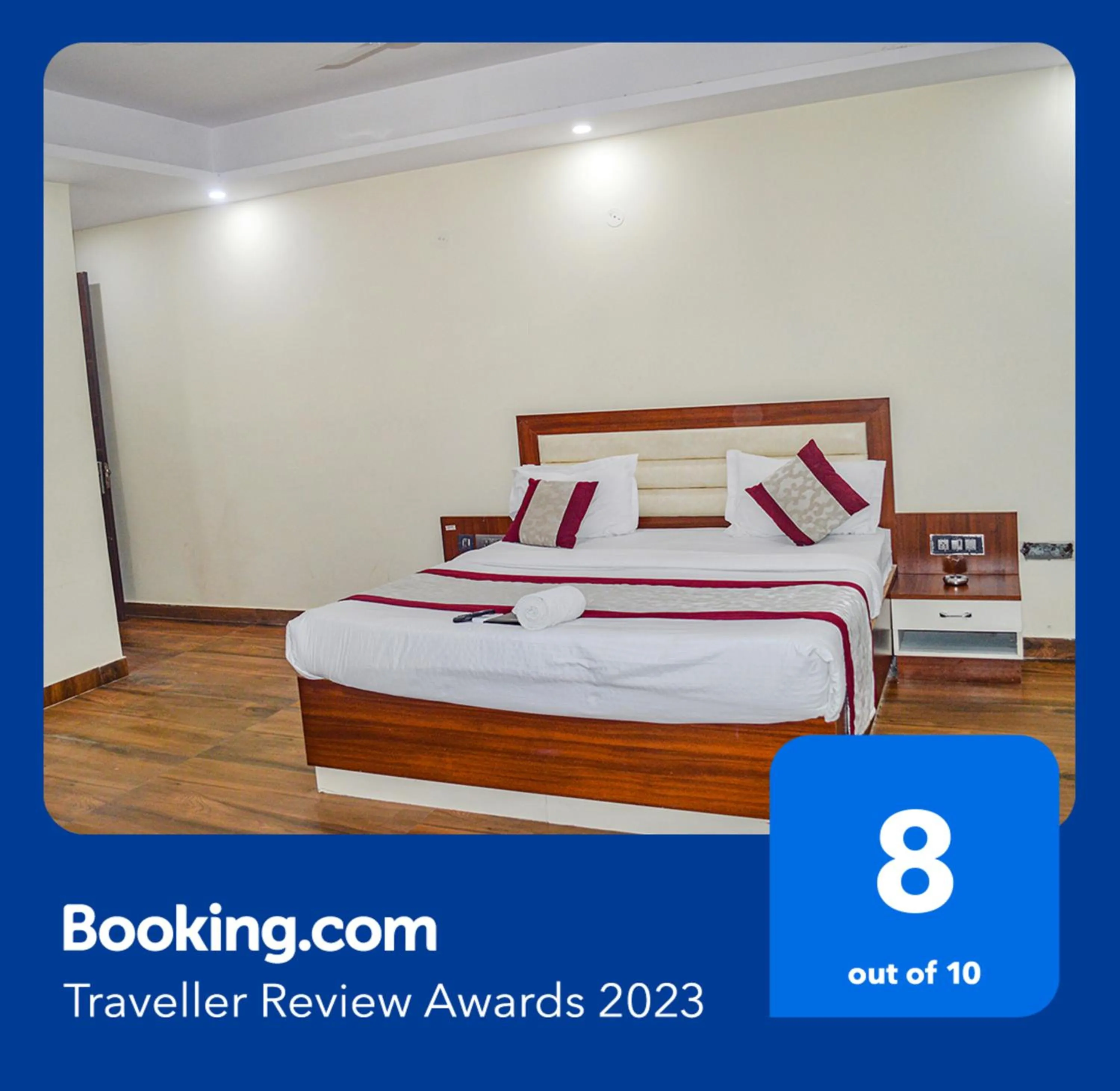 Communal lounge/ TV room, Bed in FabHotel The Golf Inn