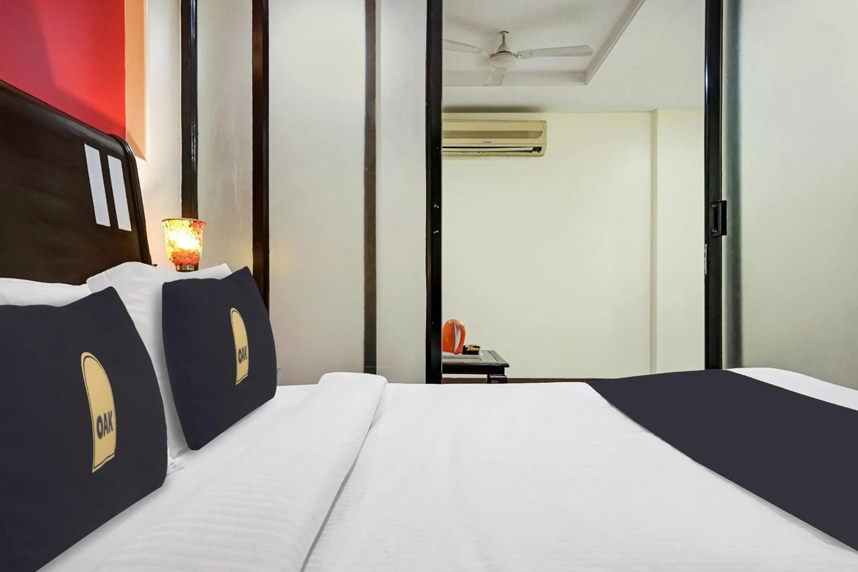 Bedroom, Bed in Townhouse OAK Gharonda Residency Near Sant Tukaram Nagar Metro Station Bedroom, Bed in Townhouse OAK Gharonda Residency Near Sant Tukaram Nagar Metro Station