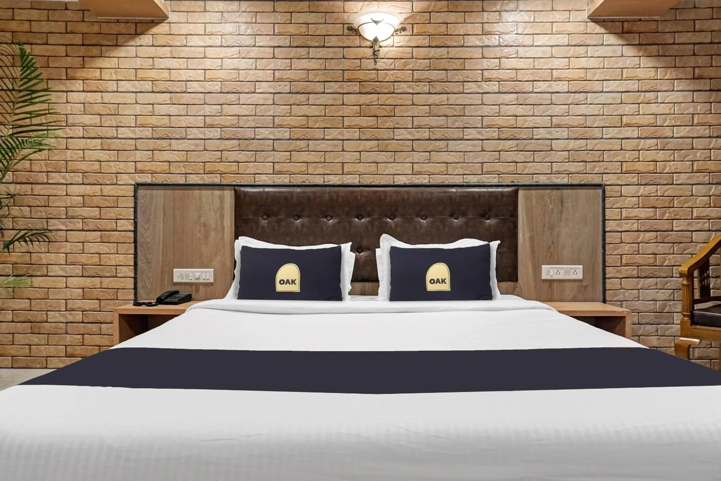 Bedroom, Bed in Super Townhouse OAK Gharonda Residency Near Sant Tukaram Nagar Metro Station