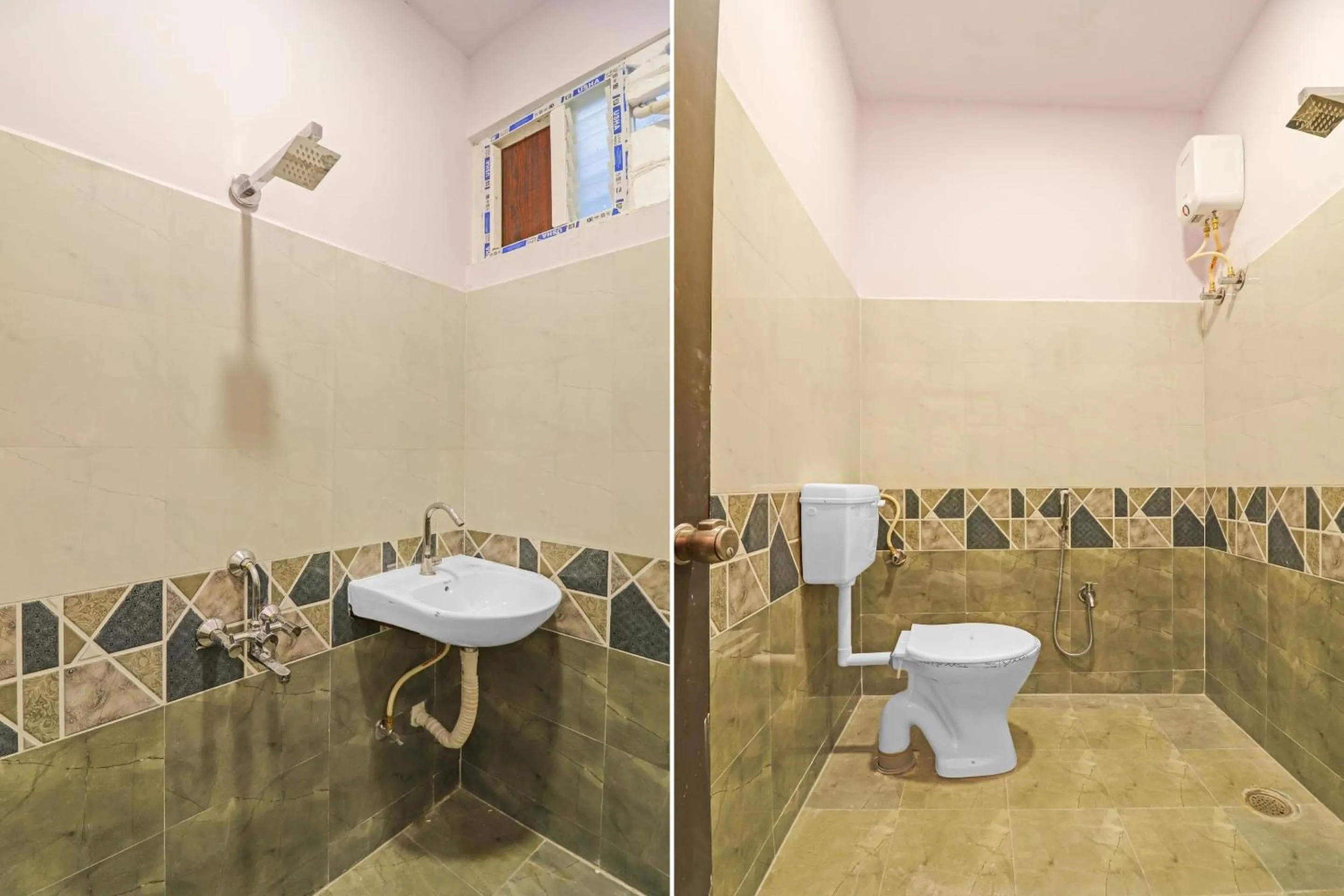 Bathroom in Capital O Sai Balaji Near Golconda Fort