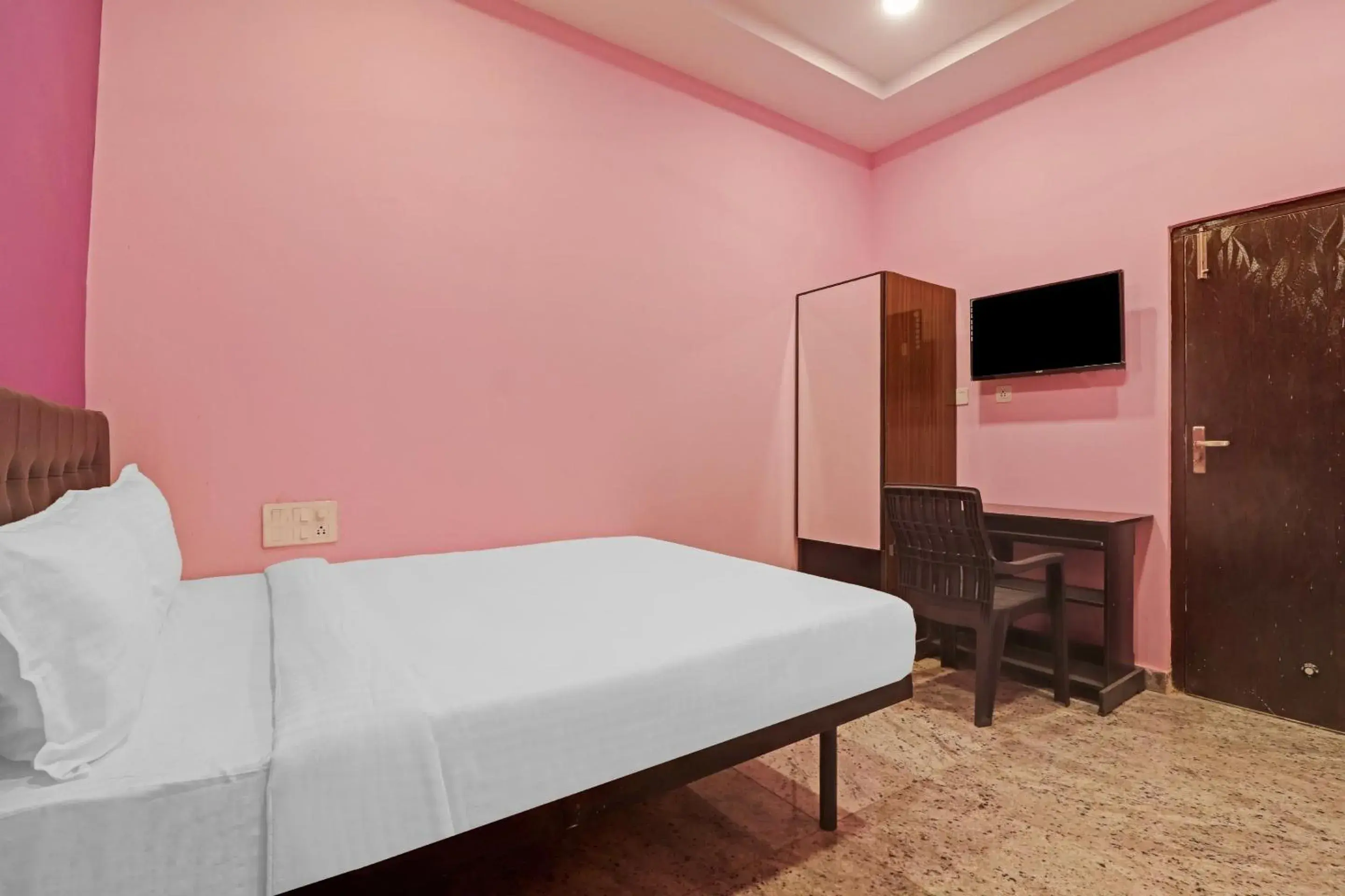 Bedroom, Bed in Capital O Sai Balaji Near Golconda Fort Bedroom, Bed in Capital O Sai Balaji Near Golconda Fort