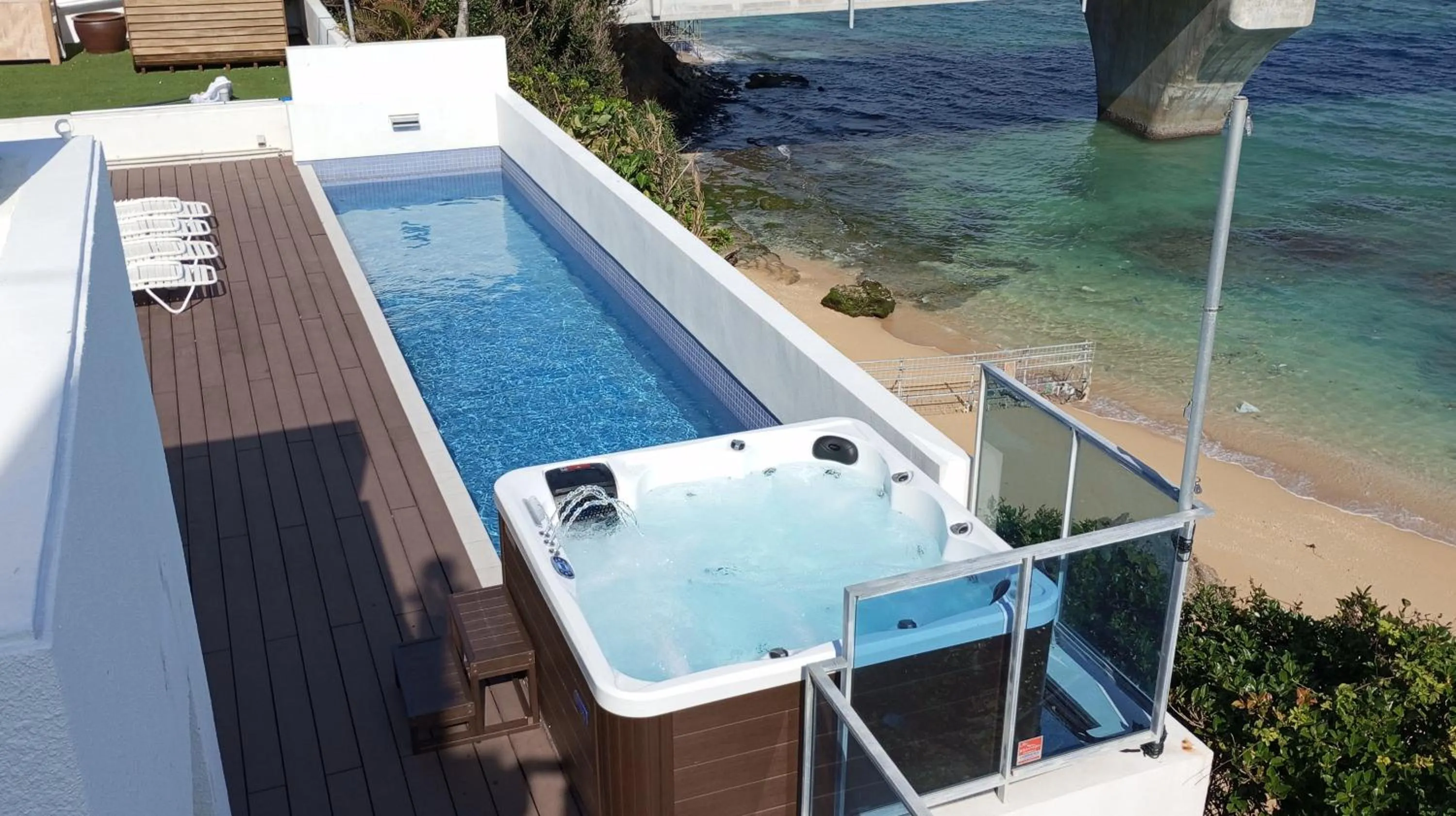 Sea view in SALTY HOUSE：海が目の前！