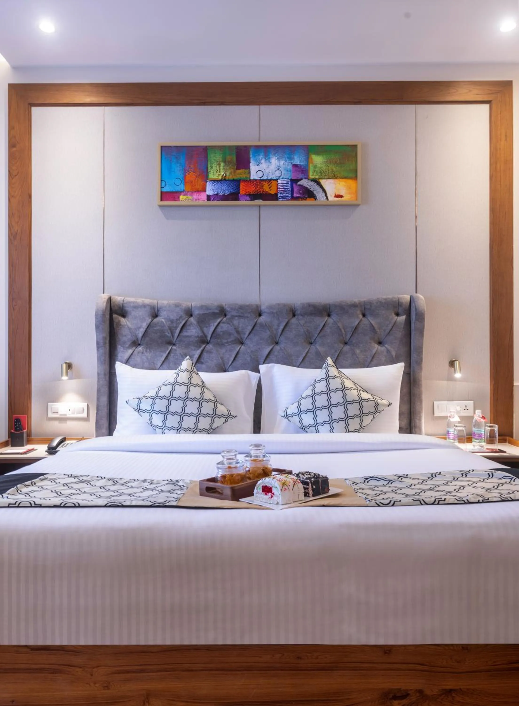 Bed in Lords Inn Chandigarh Zirakpur