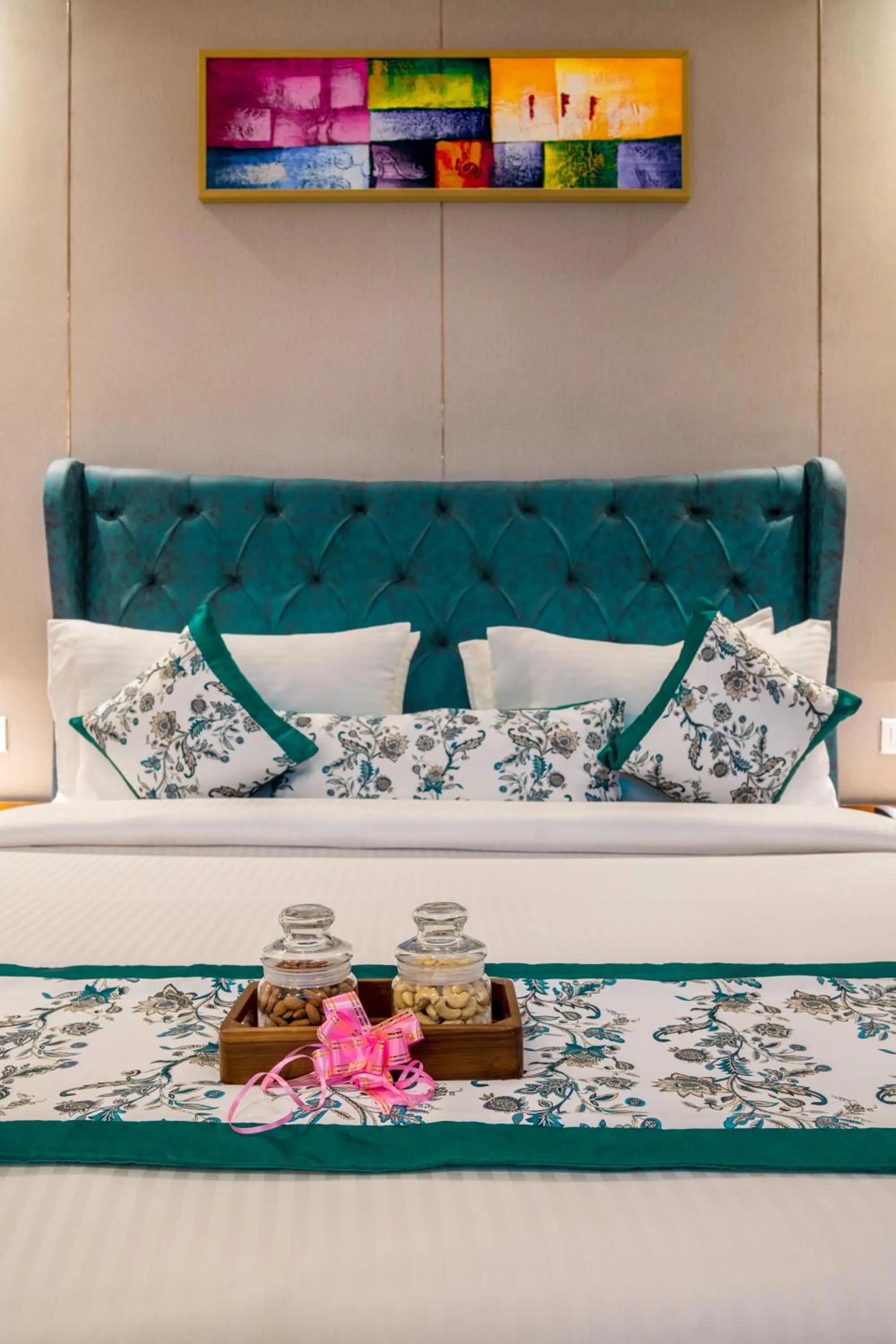 Bed in Lords Inn Chandigarh Zirakpur