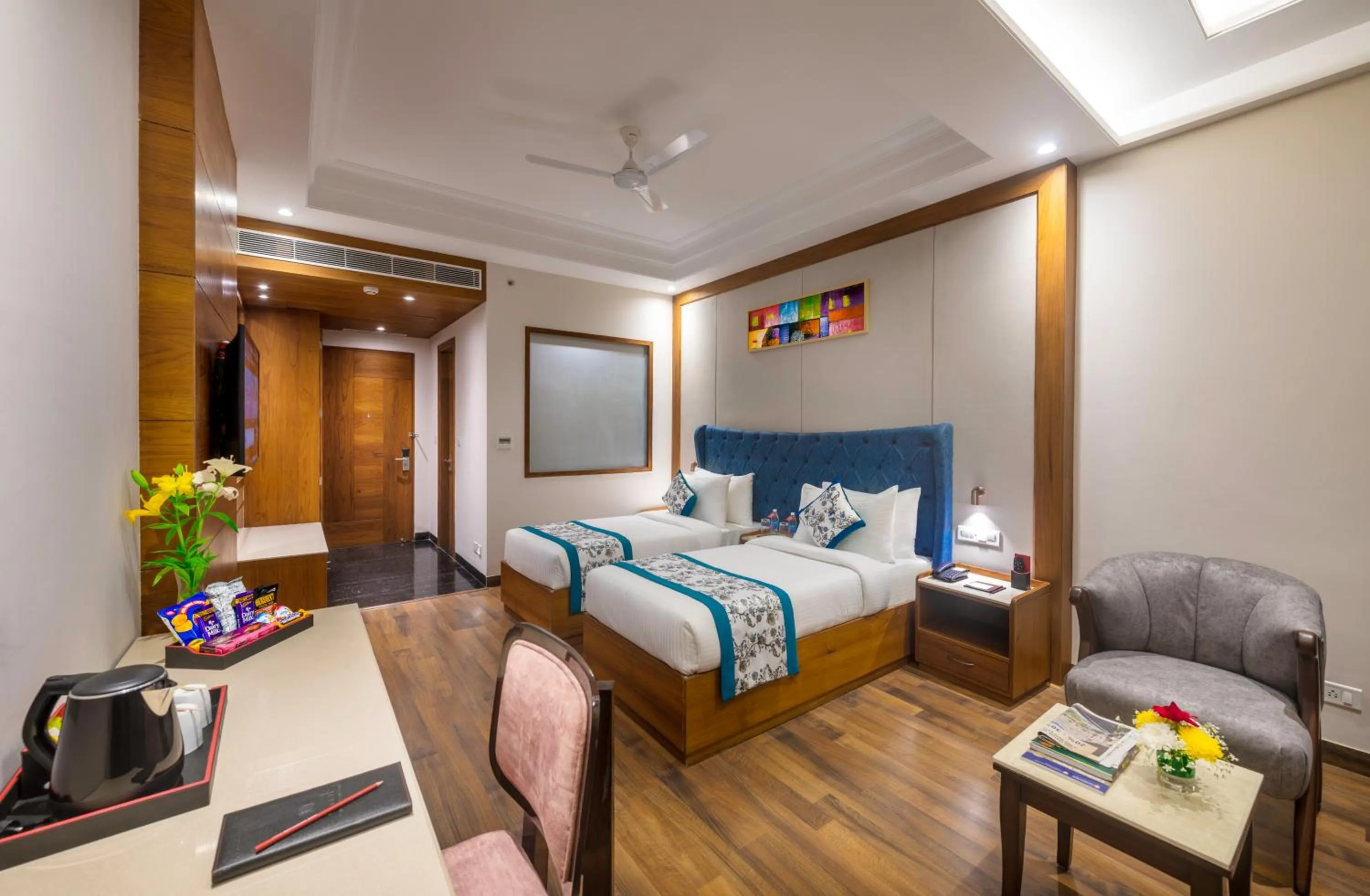 Bedroom, Bed in Lords Inn Chandigarh Zirakpur