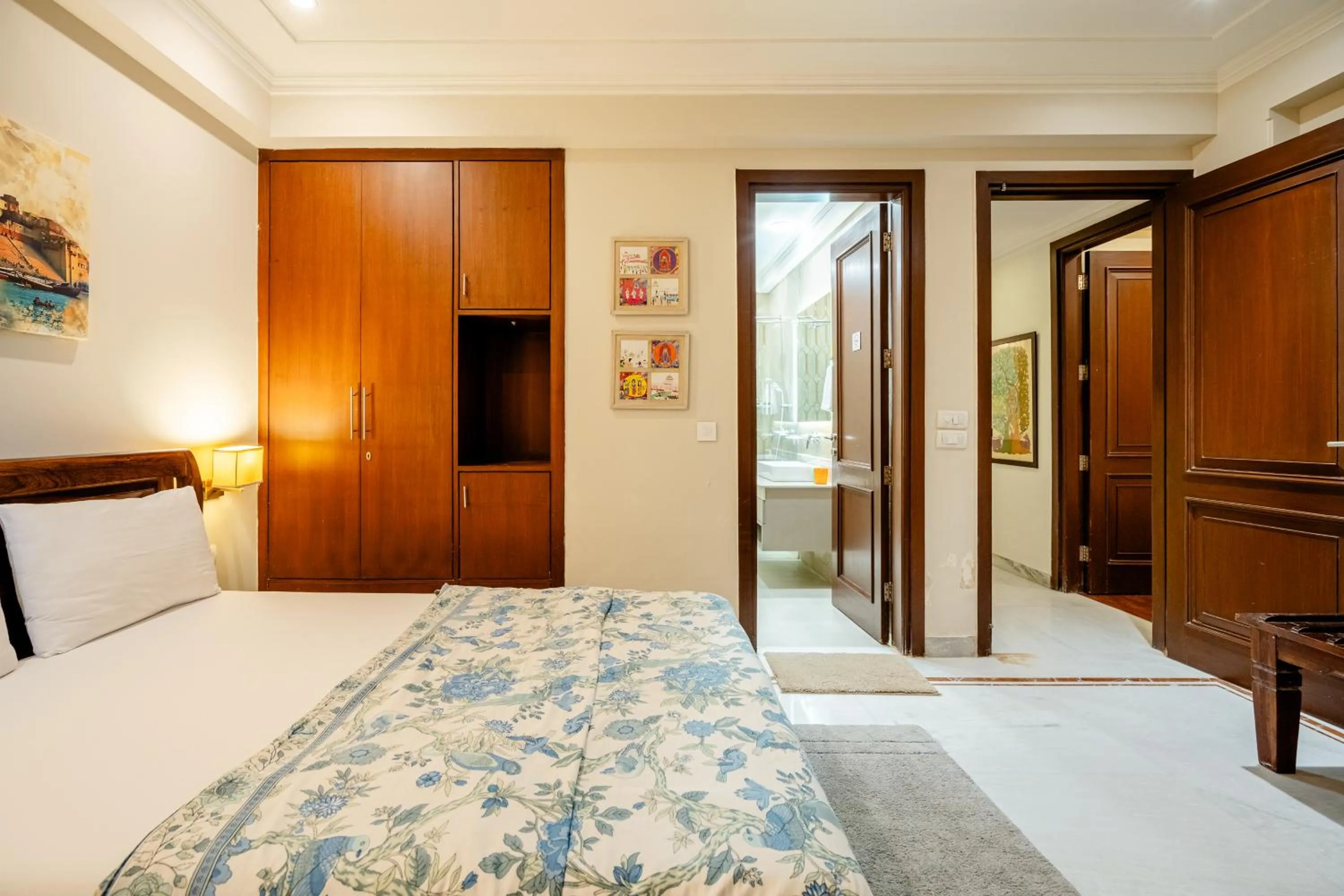 Bed in Tree of Life Bed & Breakfast