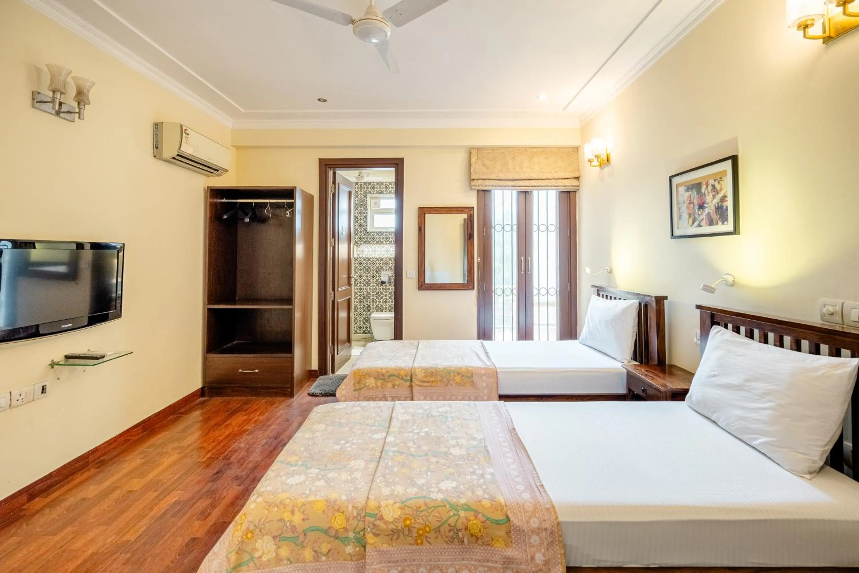 Bed in Tree of Life Bed & Breakfast