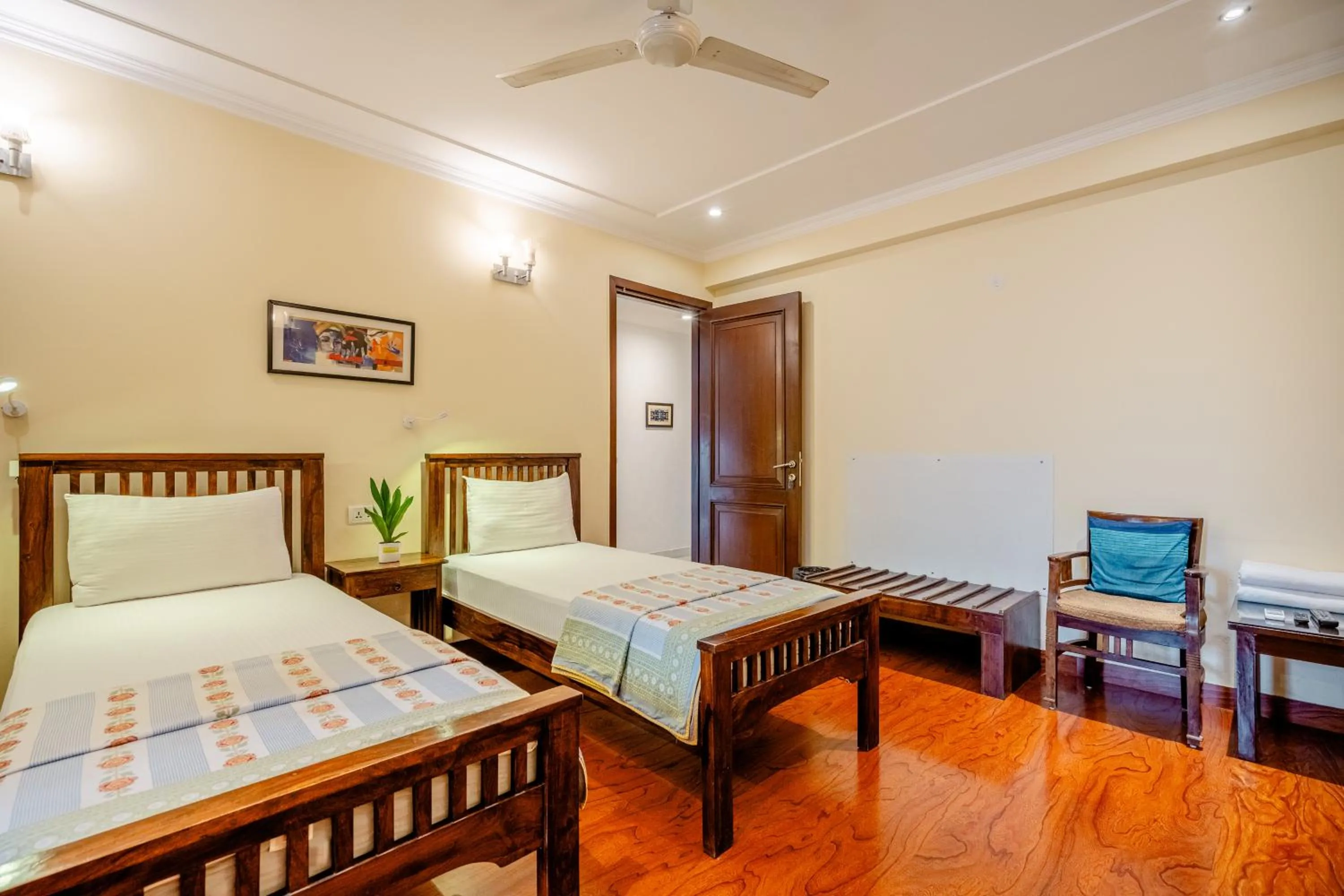 Bed in Tree of Life Bed & Breakfast