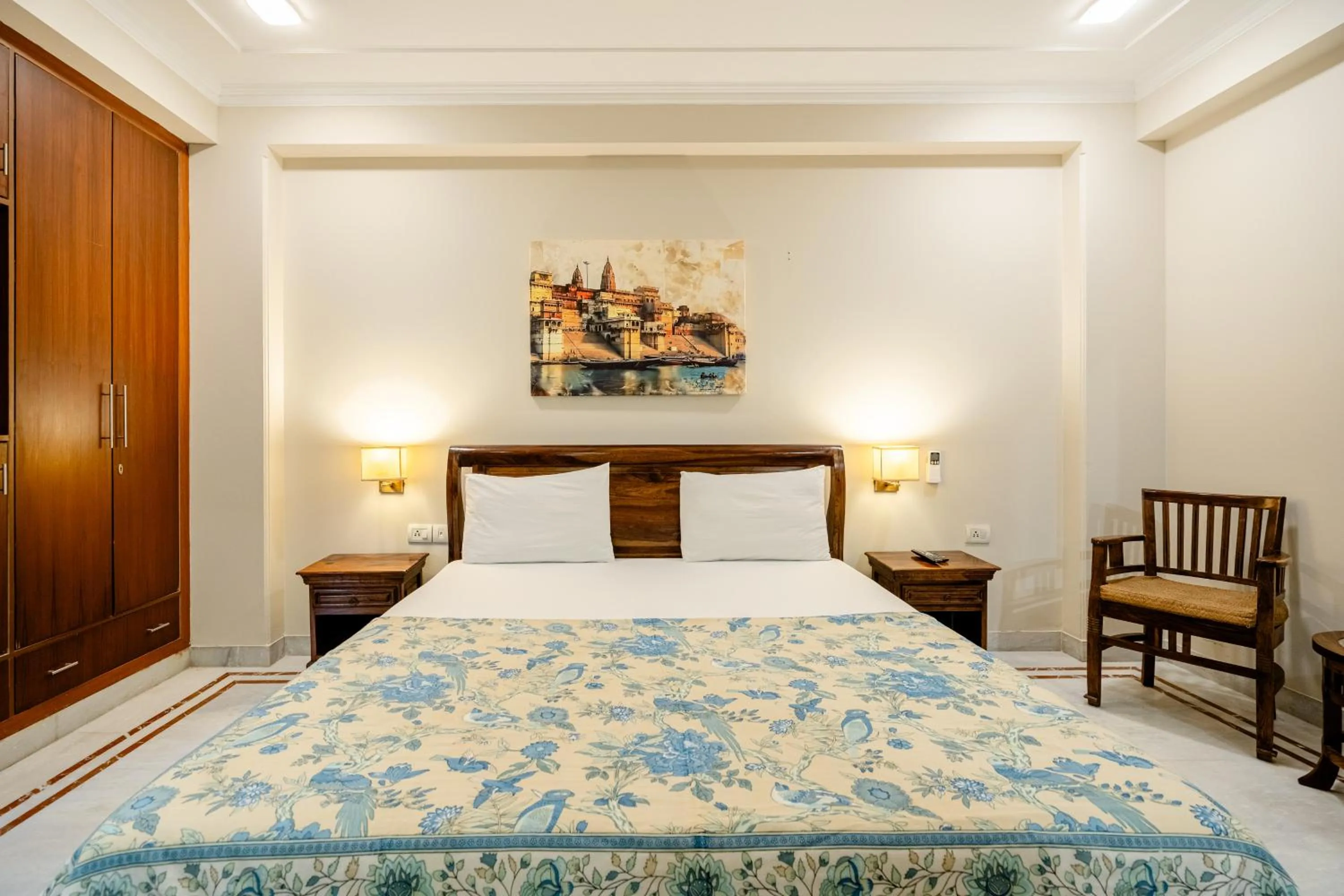 Bed in Tree of Life Bed & Breakfast