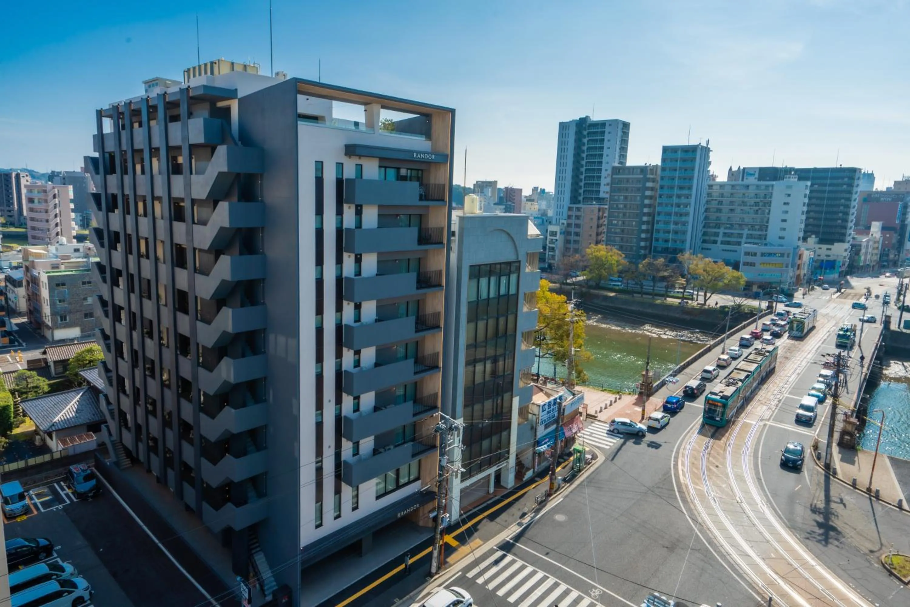 Bird's eye view in Randor Hotel Hiroshima Prestige