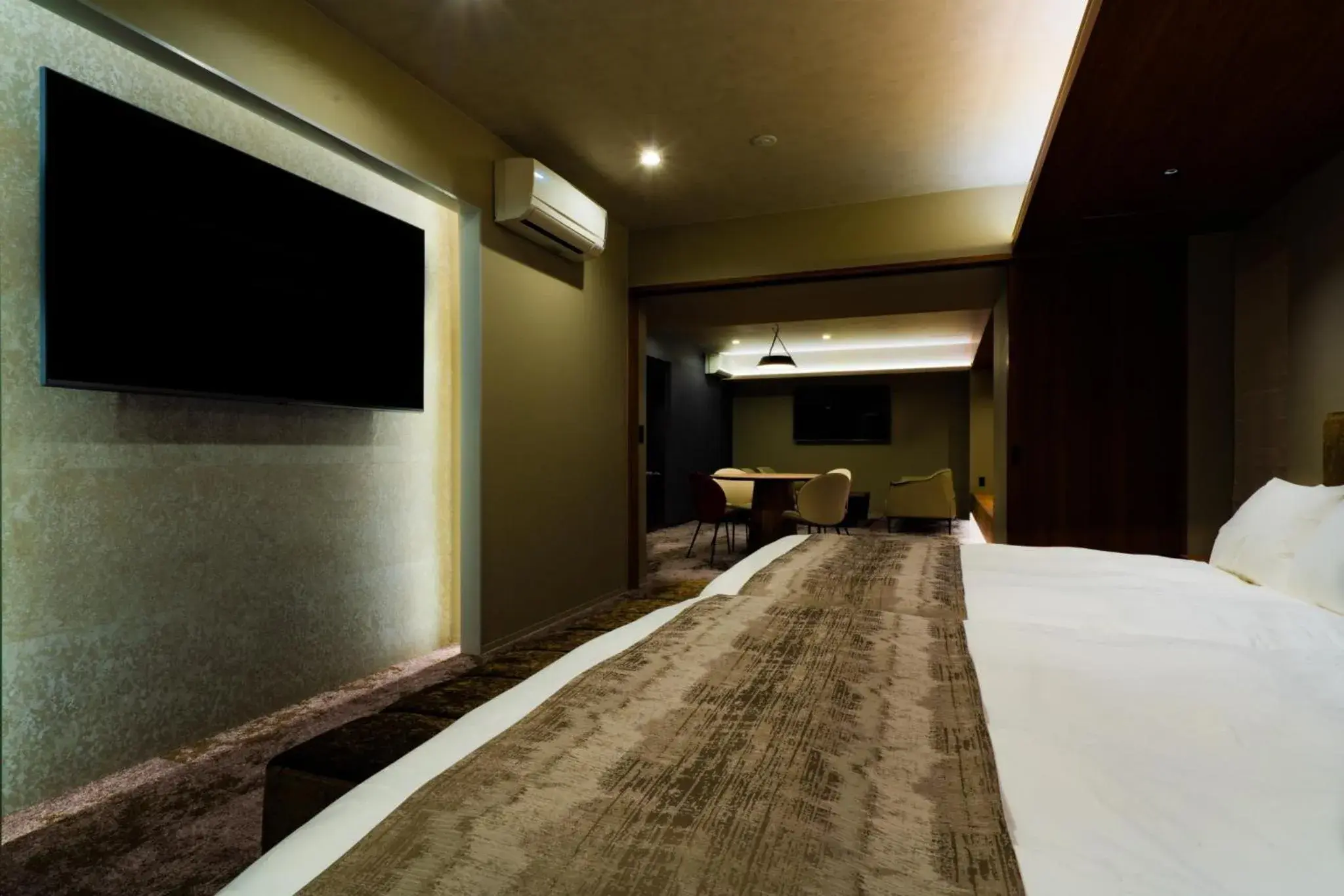 Bed in Randor Hotel Hiroshima Prestige Bed in Randor Hotel Hiroshima Prestige