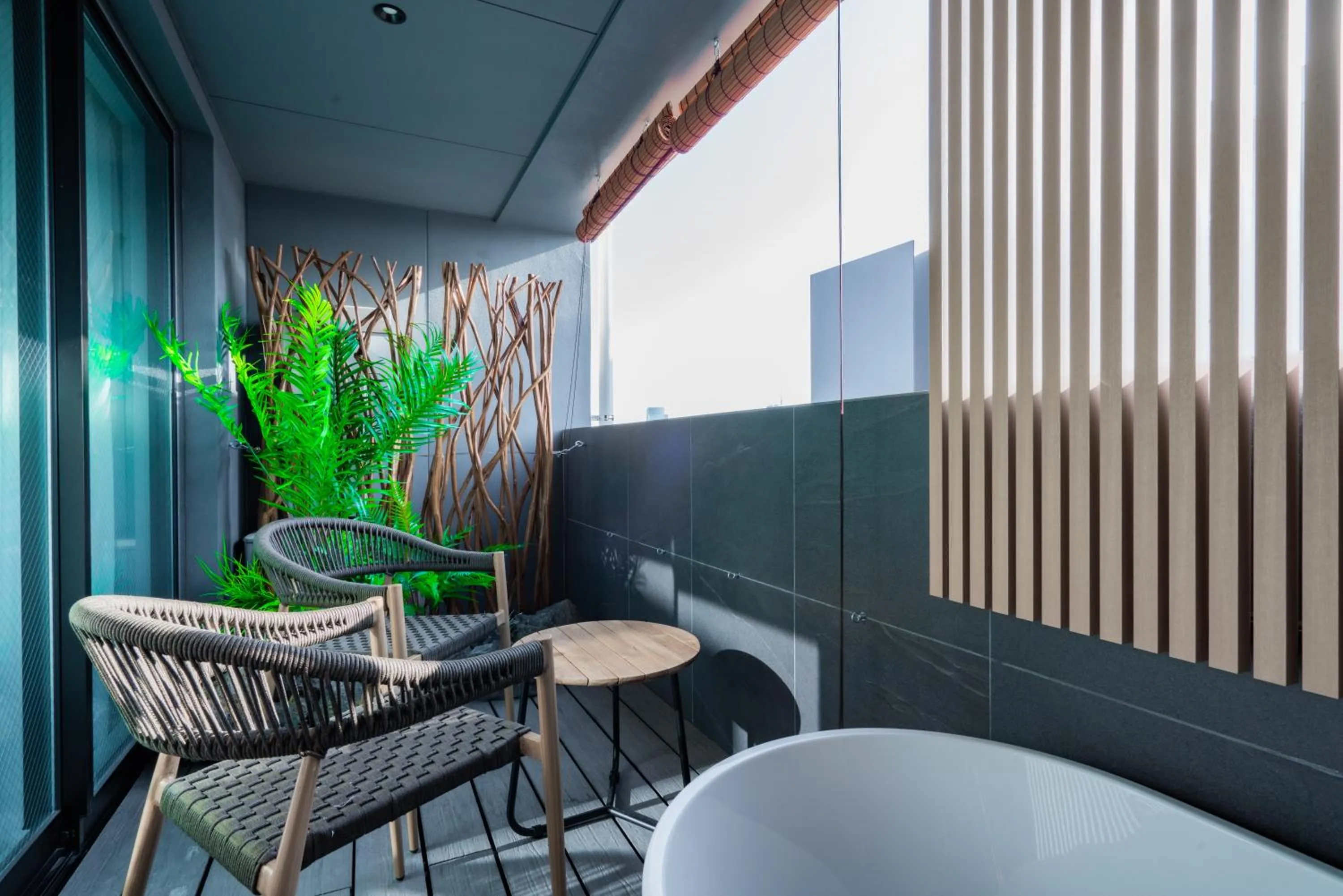 Seating area in Randor Hotel Hiroshima Prestige