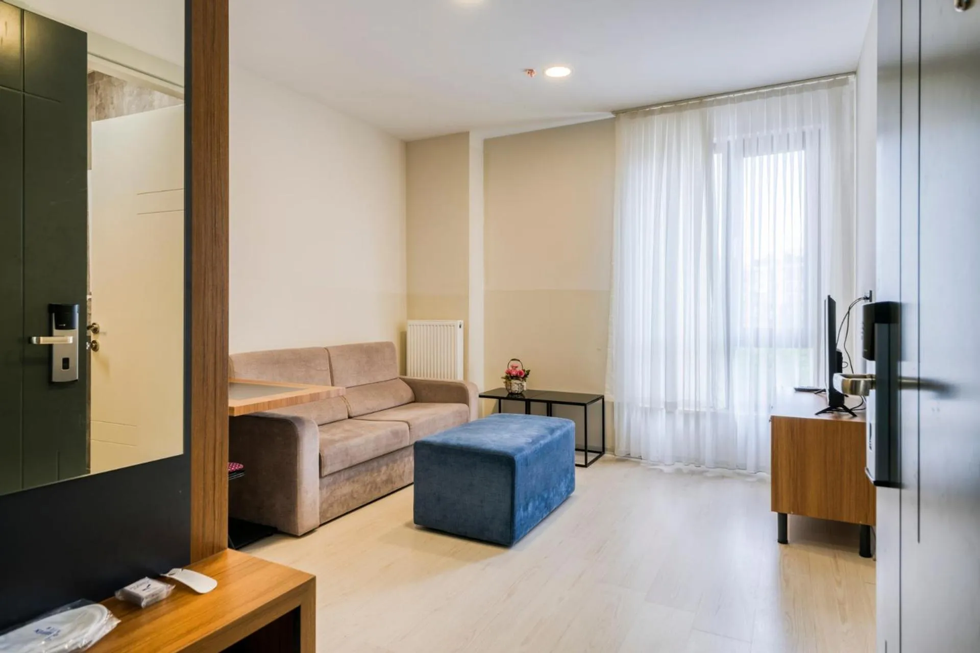 Seating area in Zin D Sefin Aparts