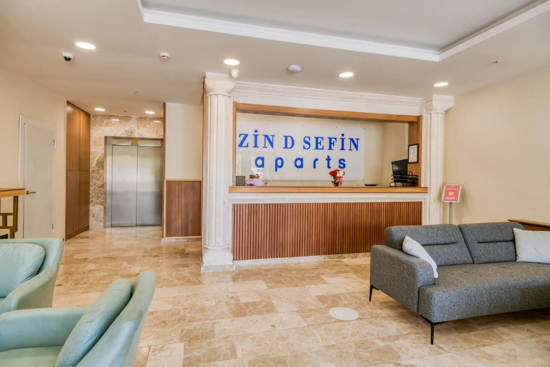 Property logo or sign in Zin D Sefin Aparts