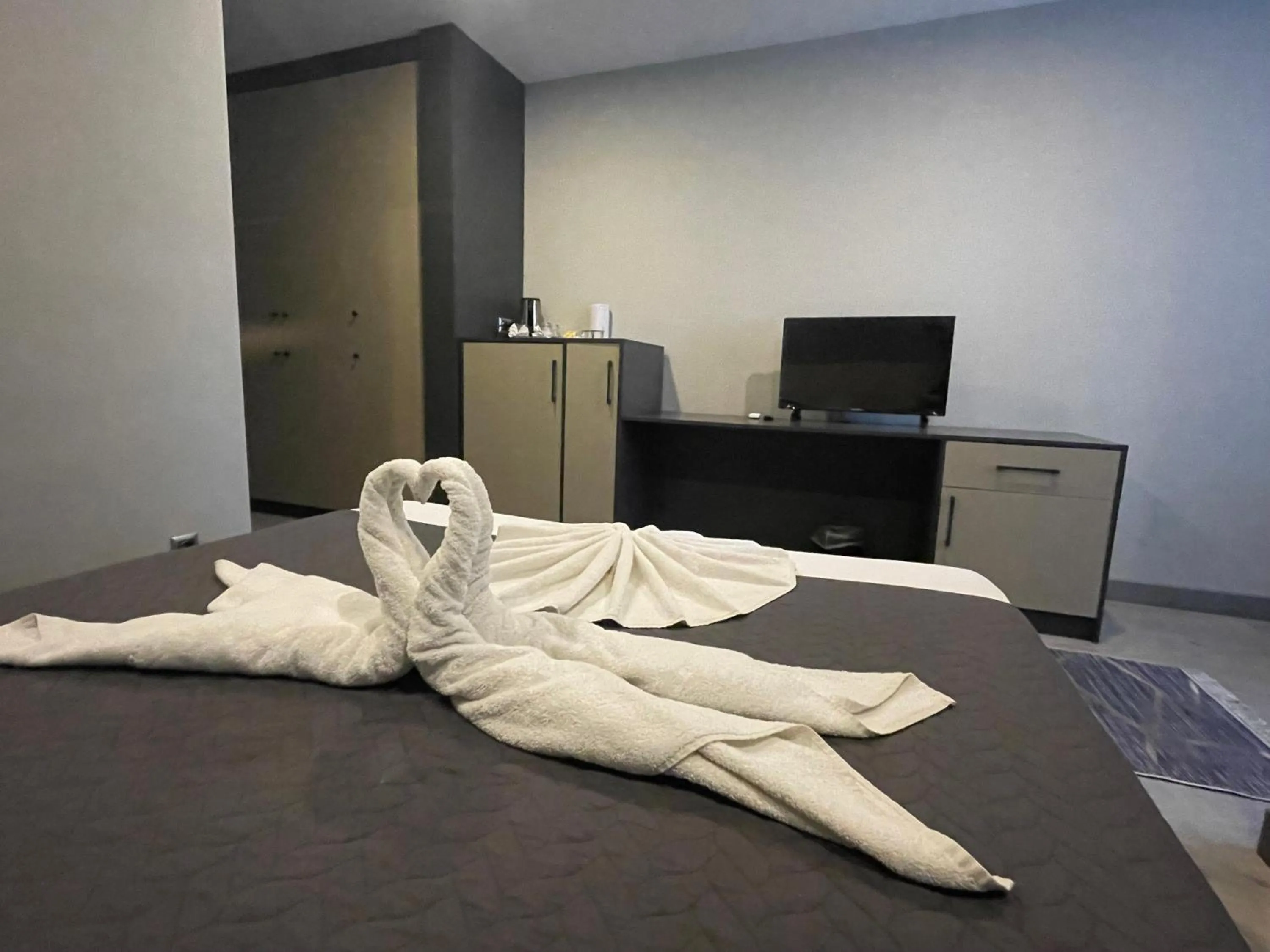 Bed in Agora Royal Residence