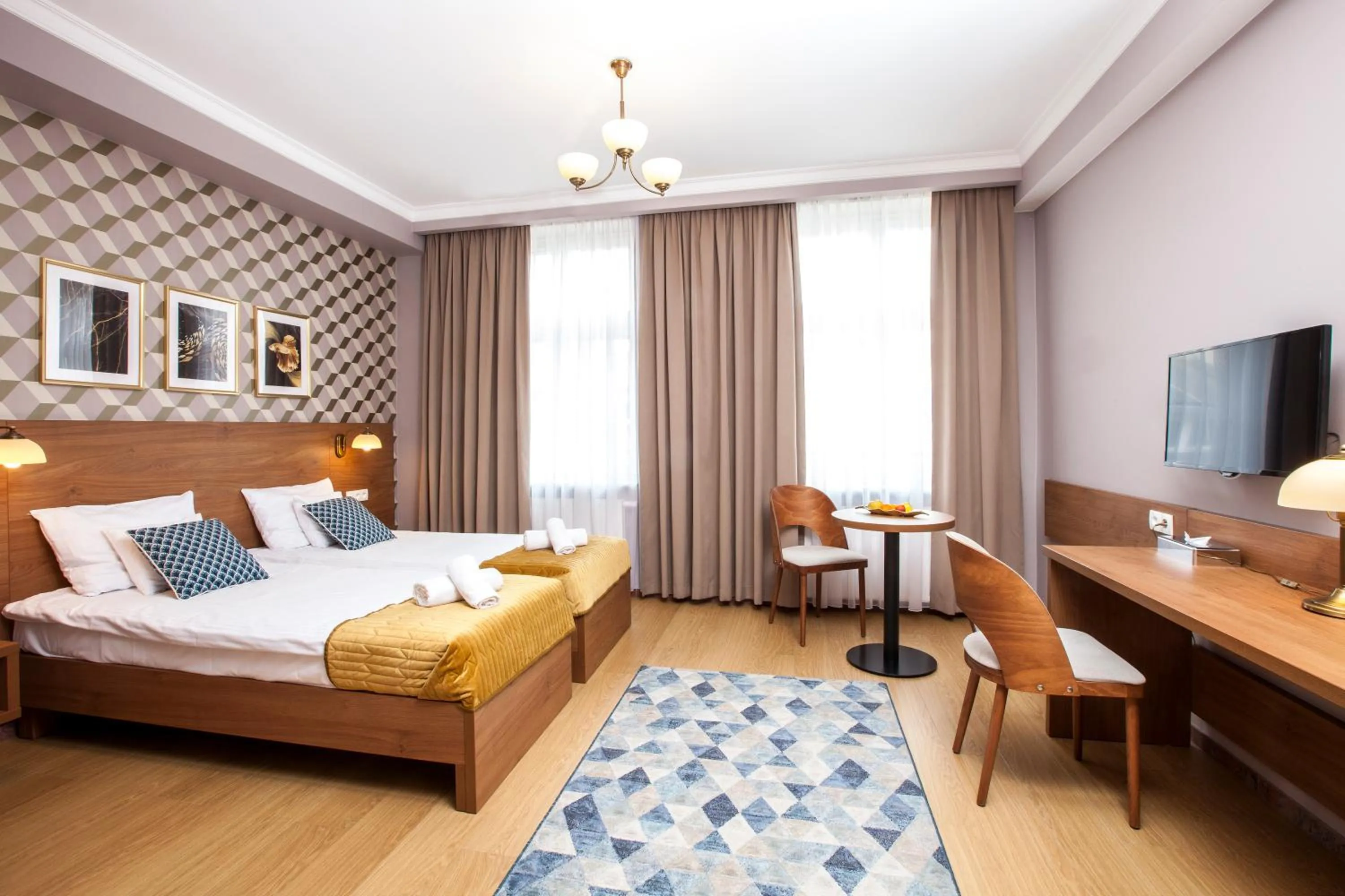 Photo of the whole room, Bed in Portal House Apartments