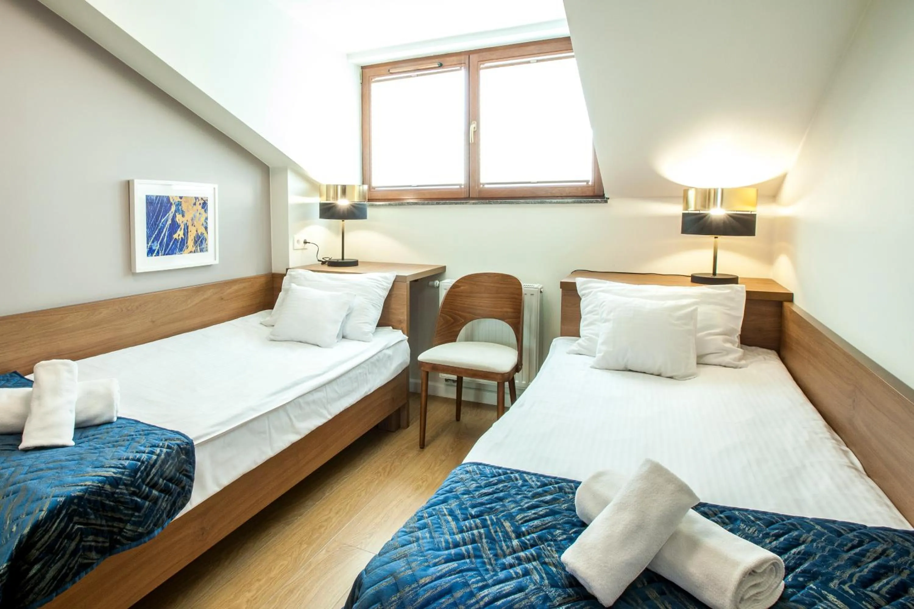 Bedroom, Bed in Portal House Apartments