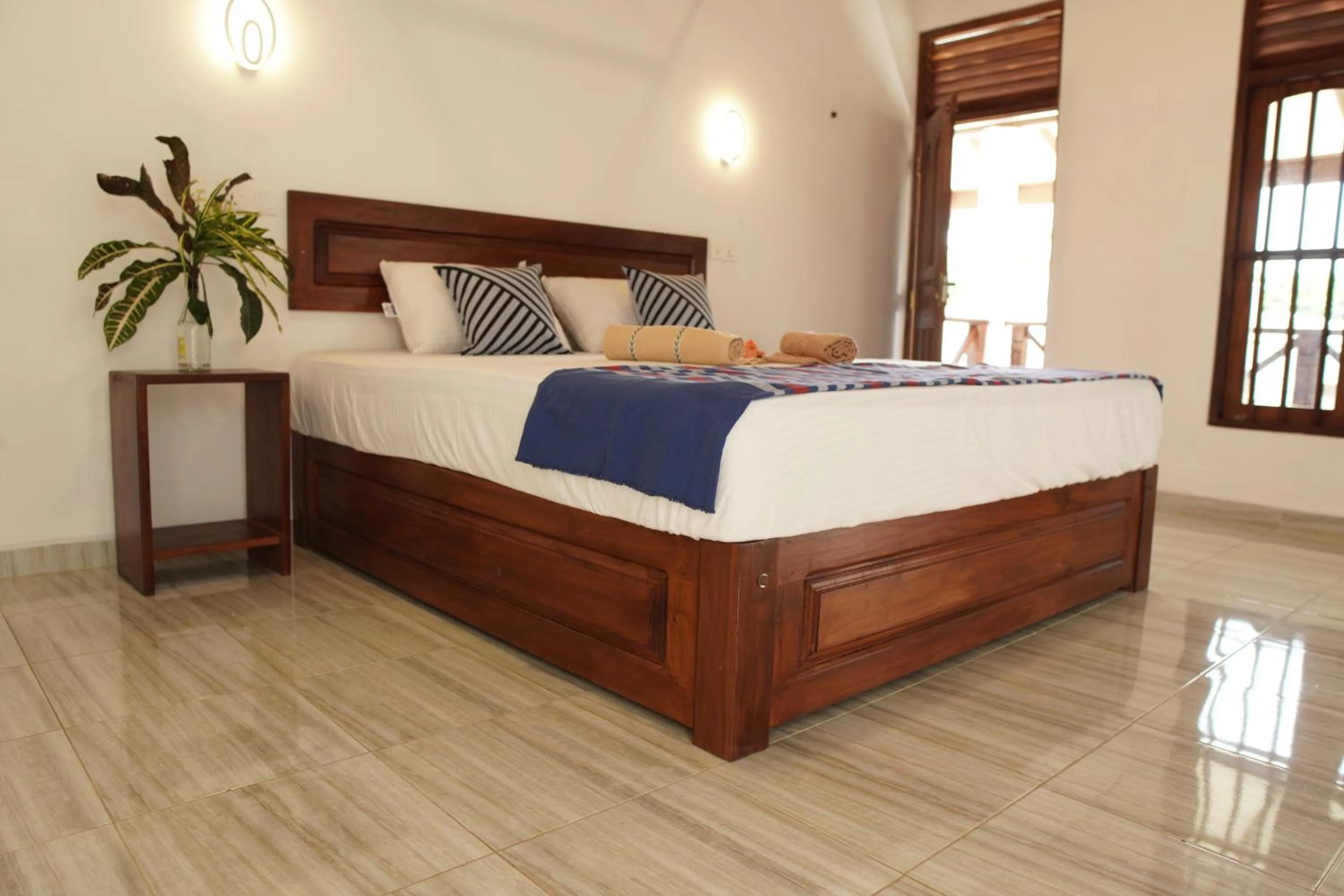 Bed in Surf Nest Hiriketiya