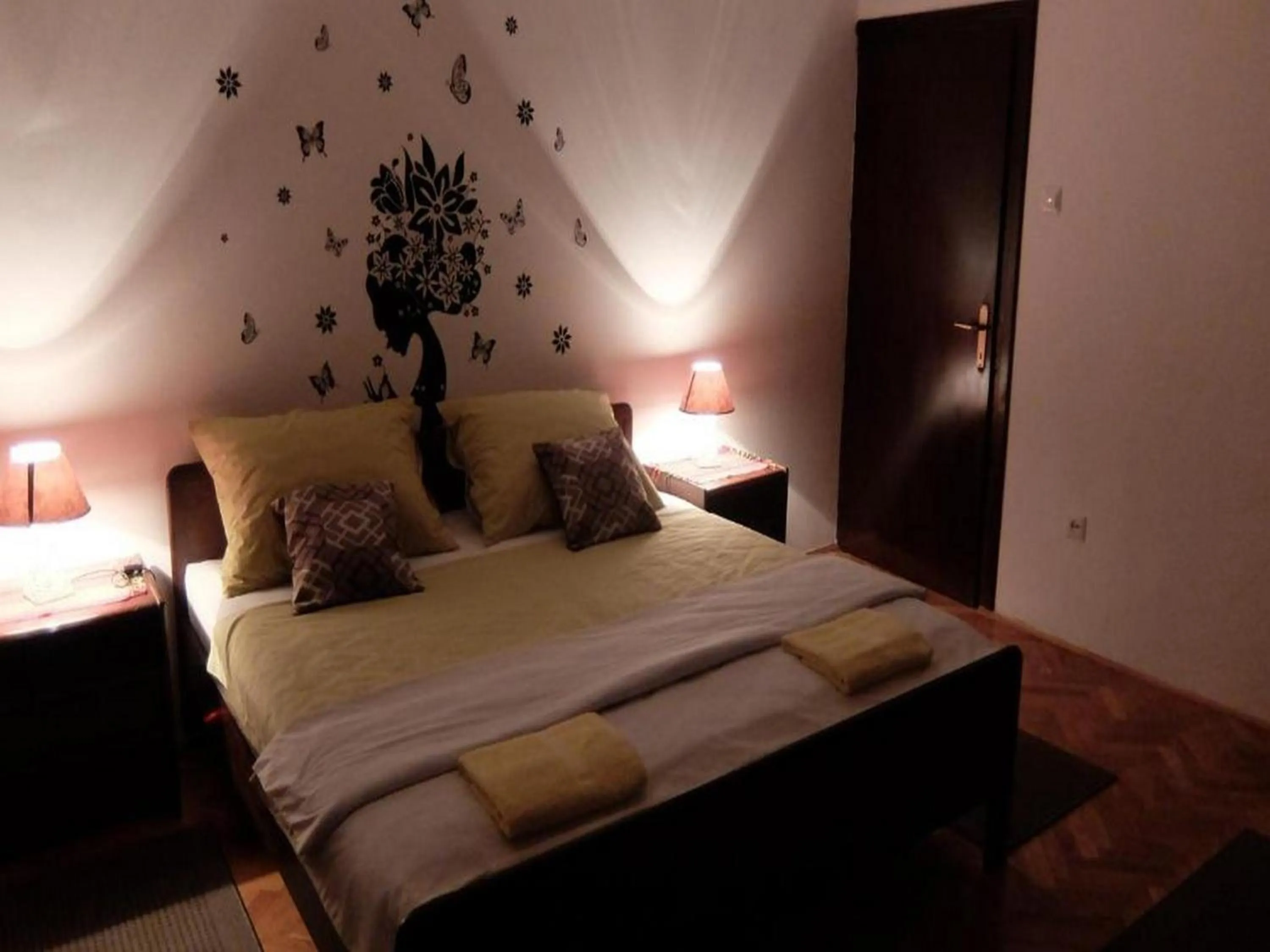 Bedroom, Bed in Apartments & Rooms Rendulić