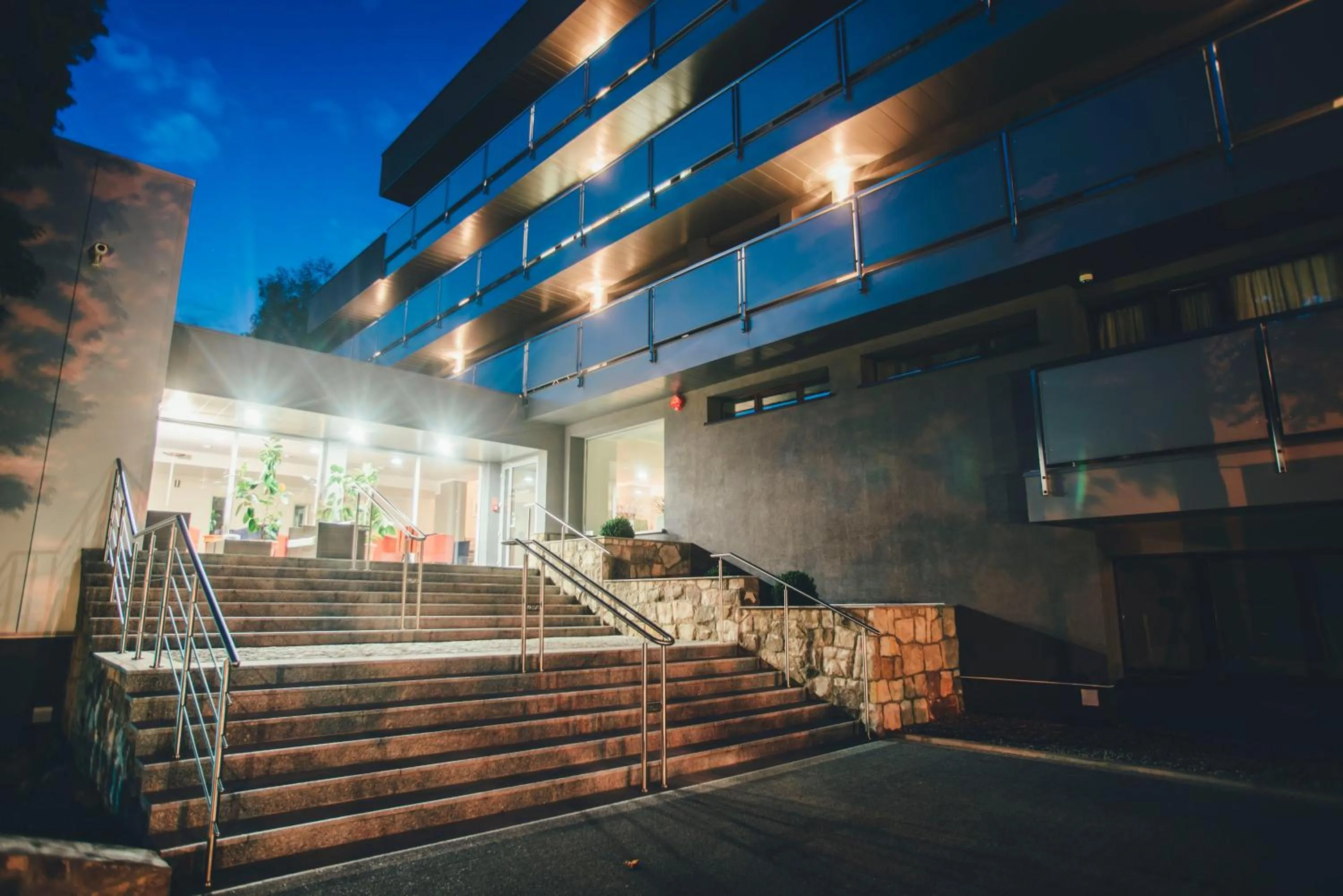 Facade/entrance in Hotel Trojan