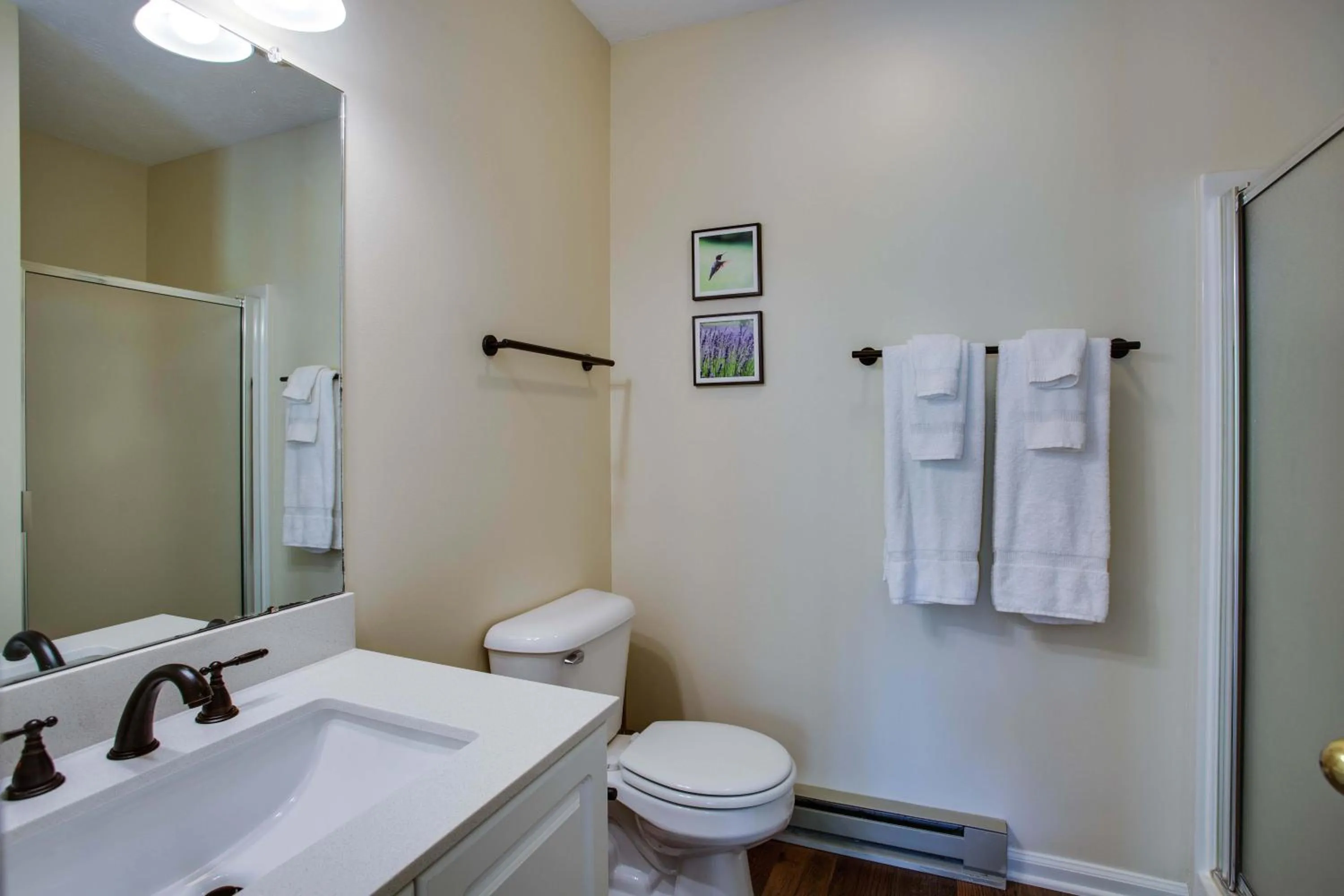 Bathroom in Love Ridge Mountain Lodging