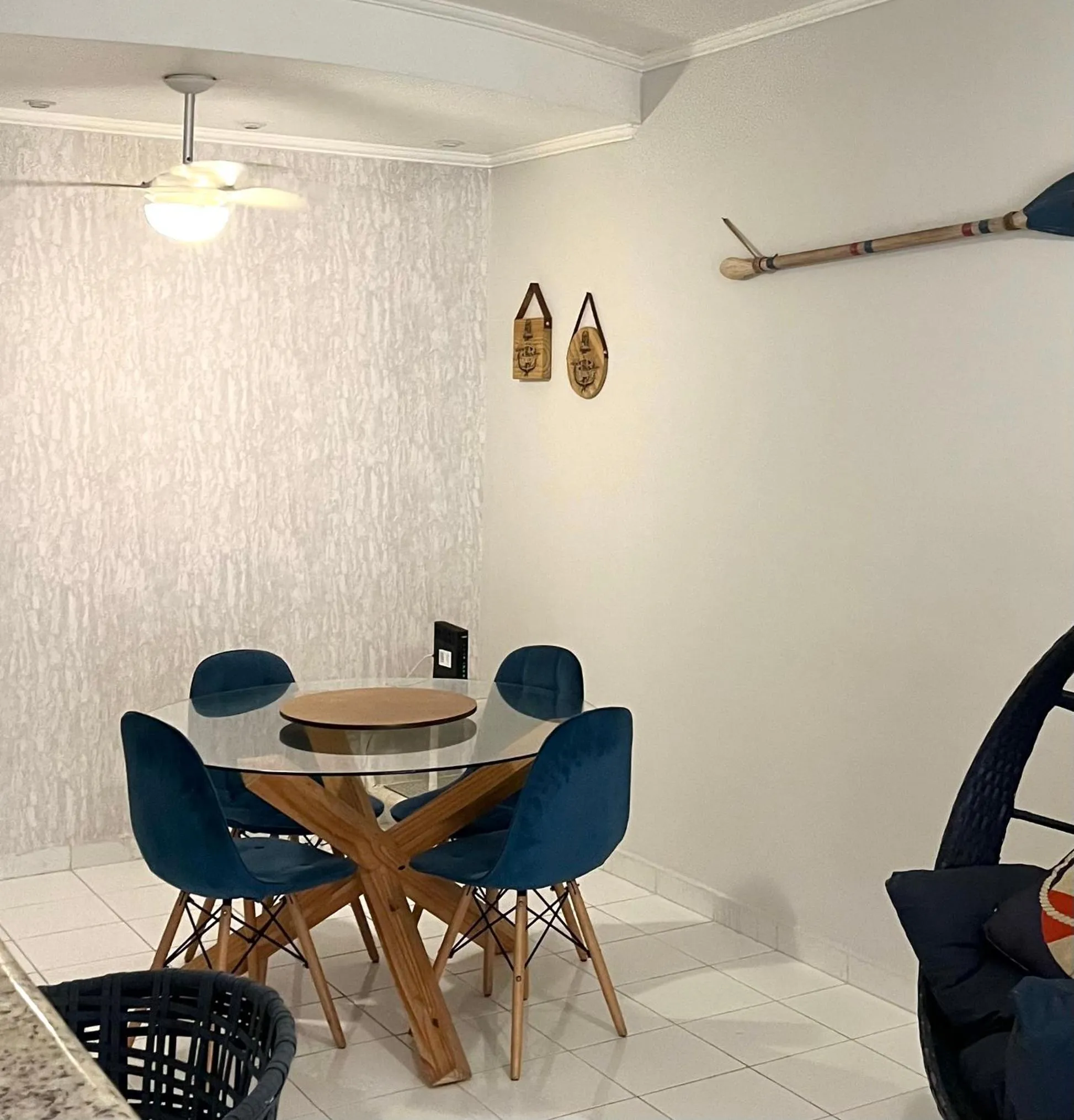 Dining area in Guarujá Flat