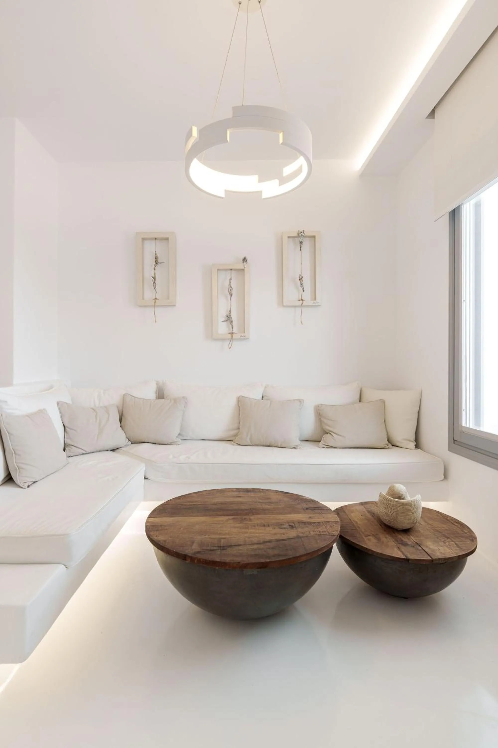 Seating area in Nelya Suites