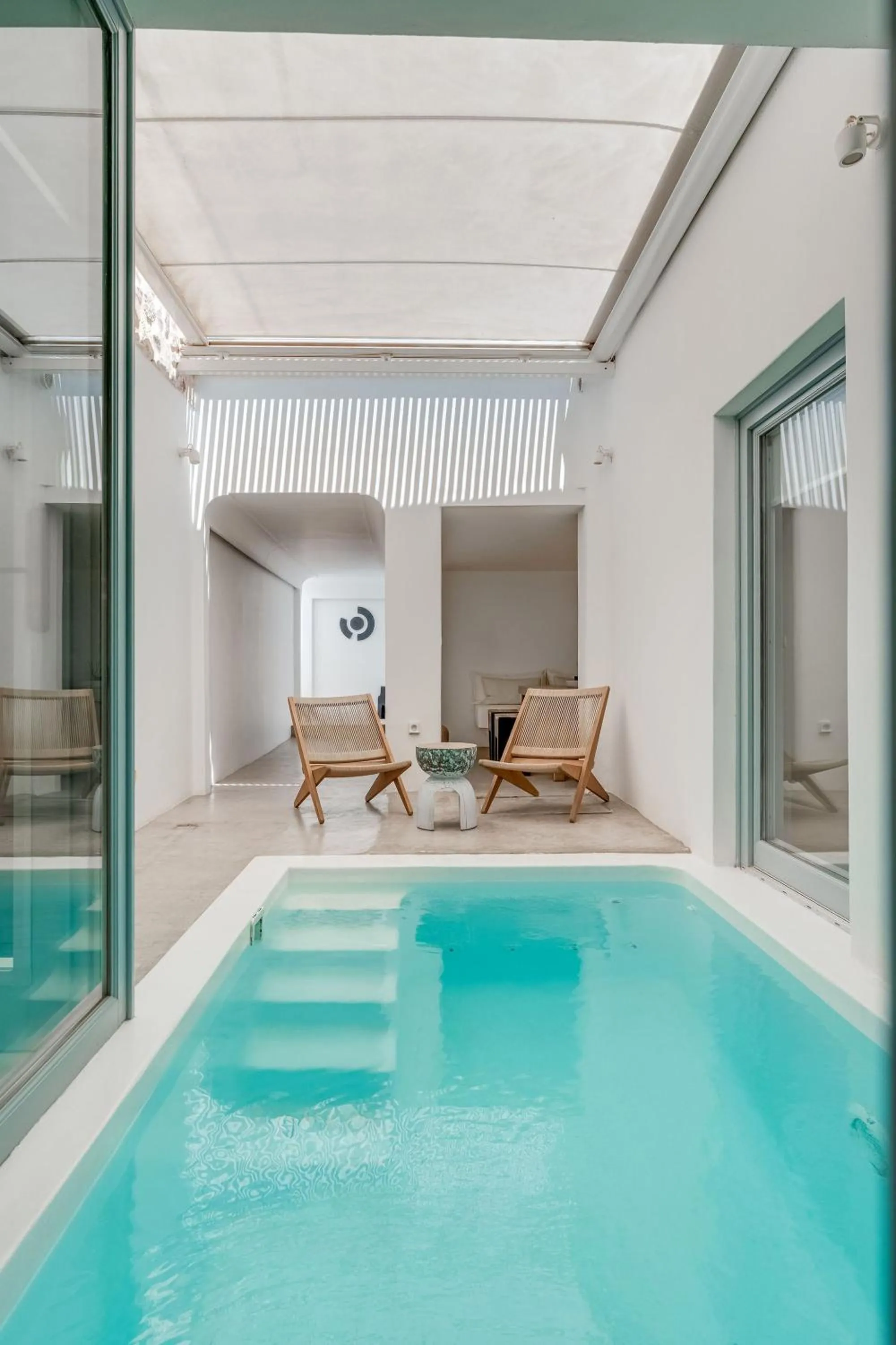 Pool view in Nelya Suites