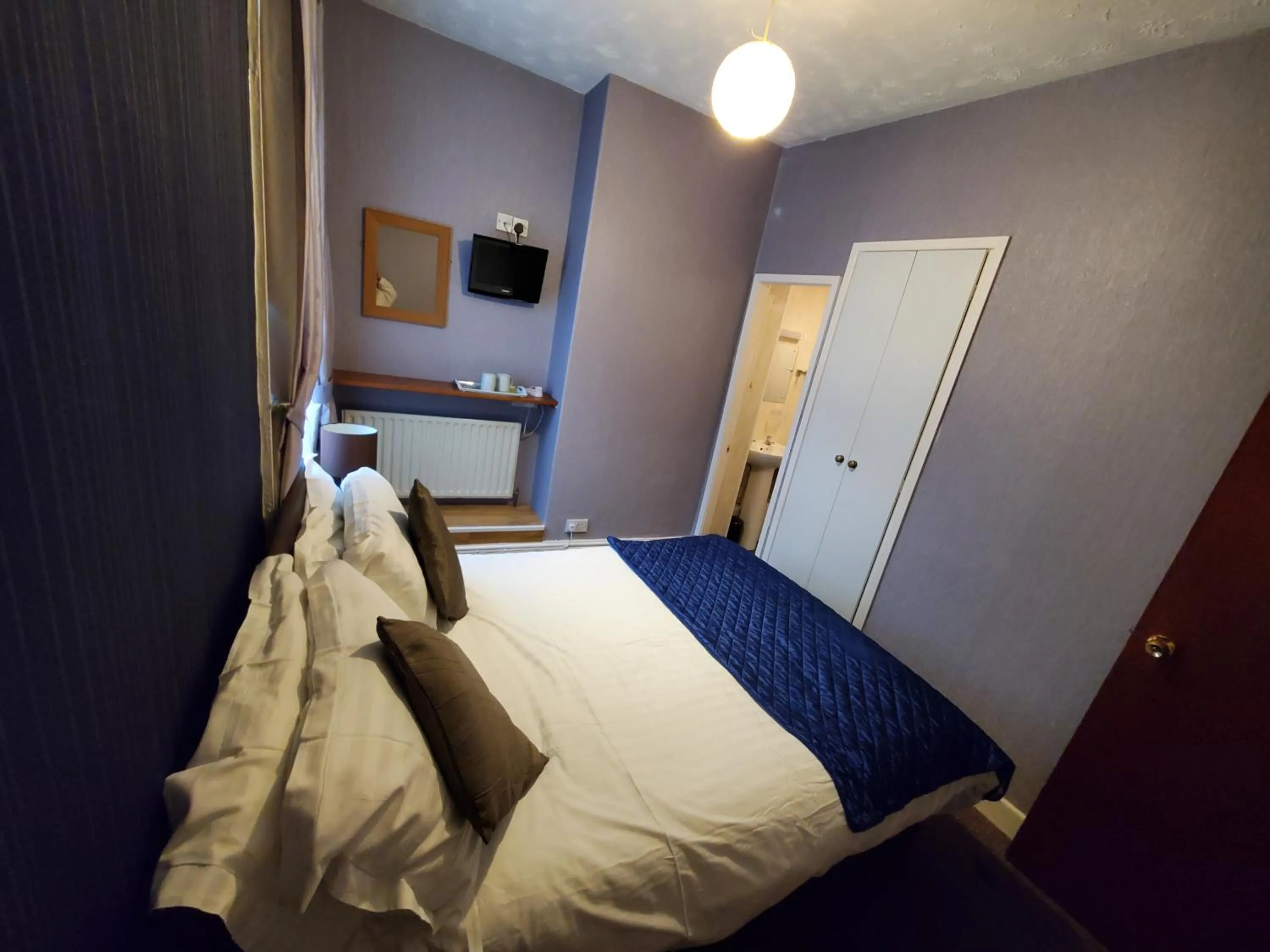 Bed in the cumbrian hotel