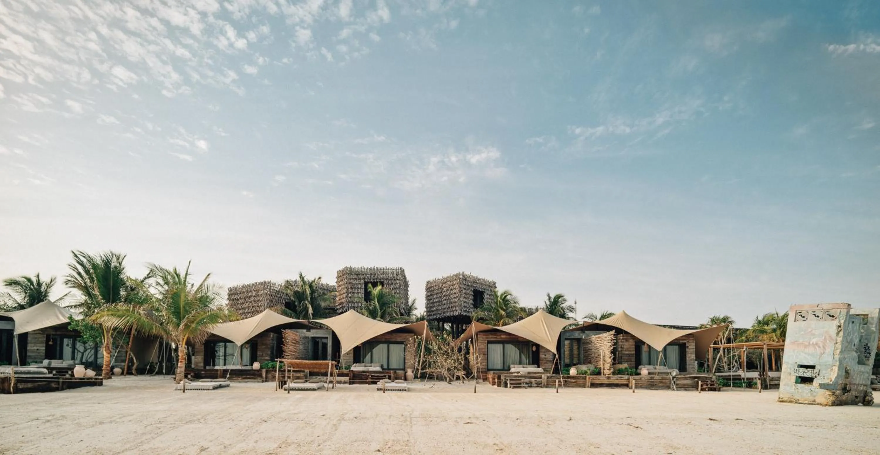 Beach in Nômade Temple Holbox
