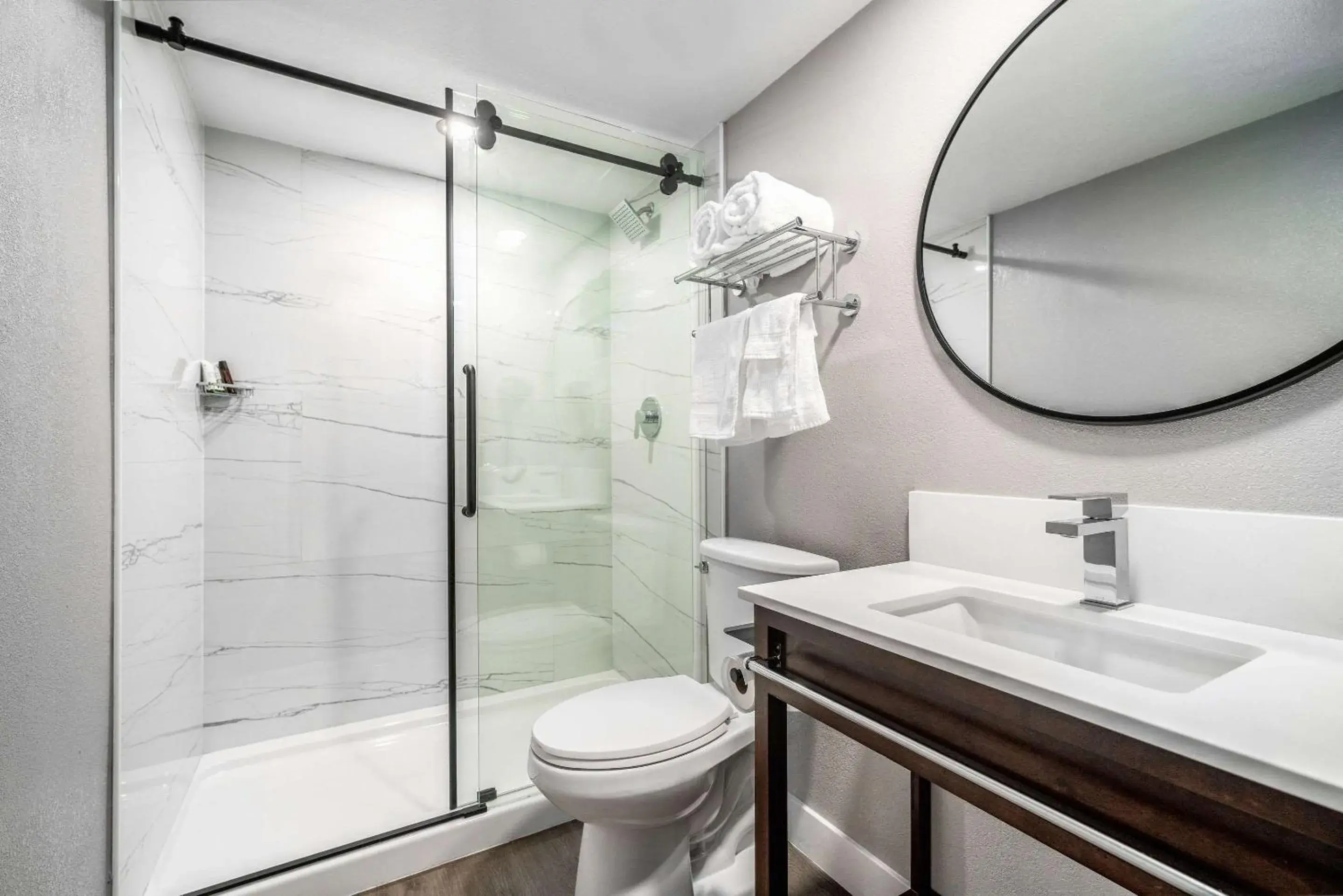 Bedroom in MainStay Suites Moreno Valley Near March Air Reserve Base Bedroom in MainStay Suites Moreno Valley Near March Air Reserve Base