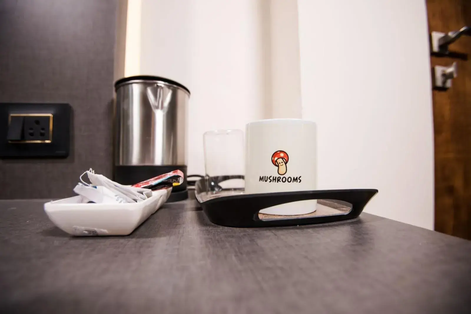 Coffee/tea facilities in MUSHROOMS Coffee/tea facilities in MUSHROOMS