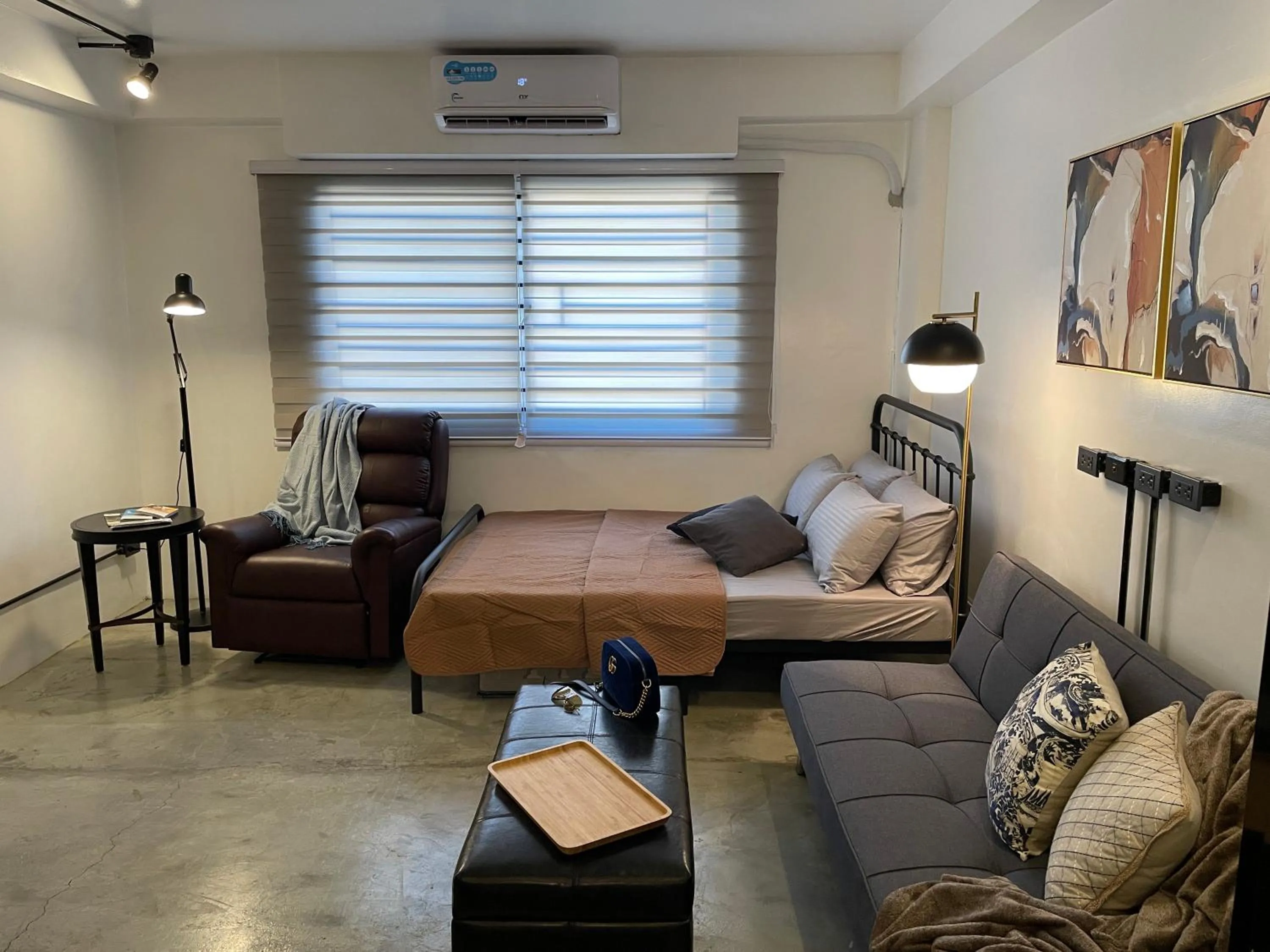 Living room, Bed in CRIB 253 Subic Bay