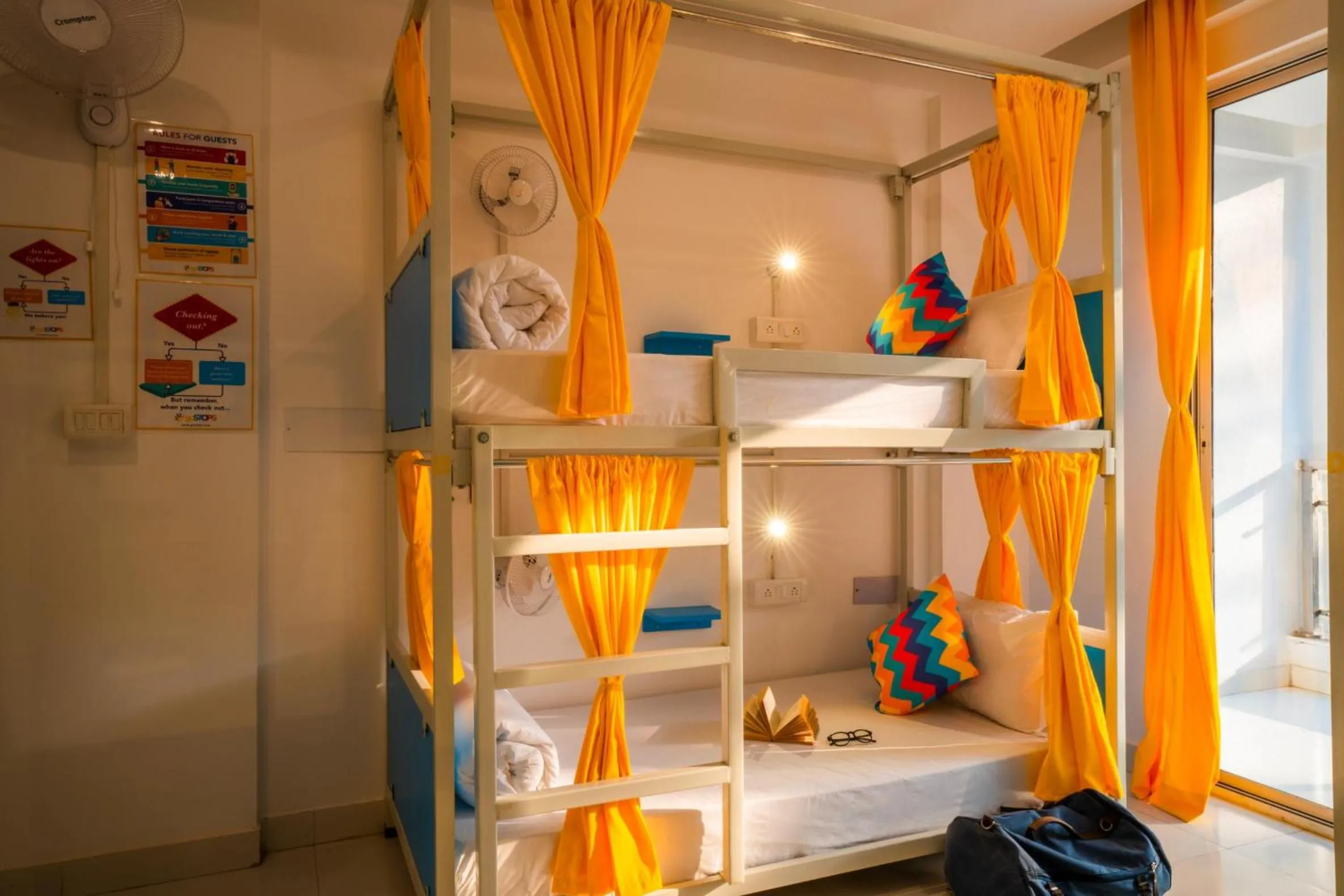 bunk bed, Bed in goSTOPS Goa, Baga