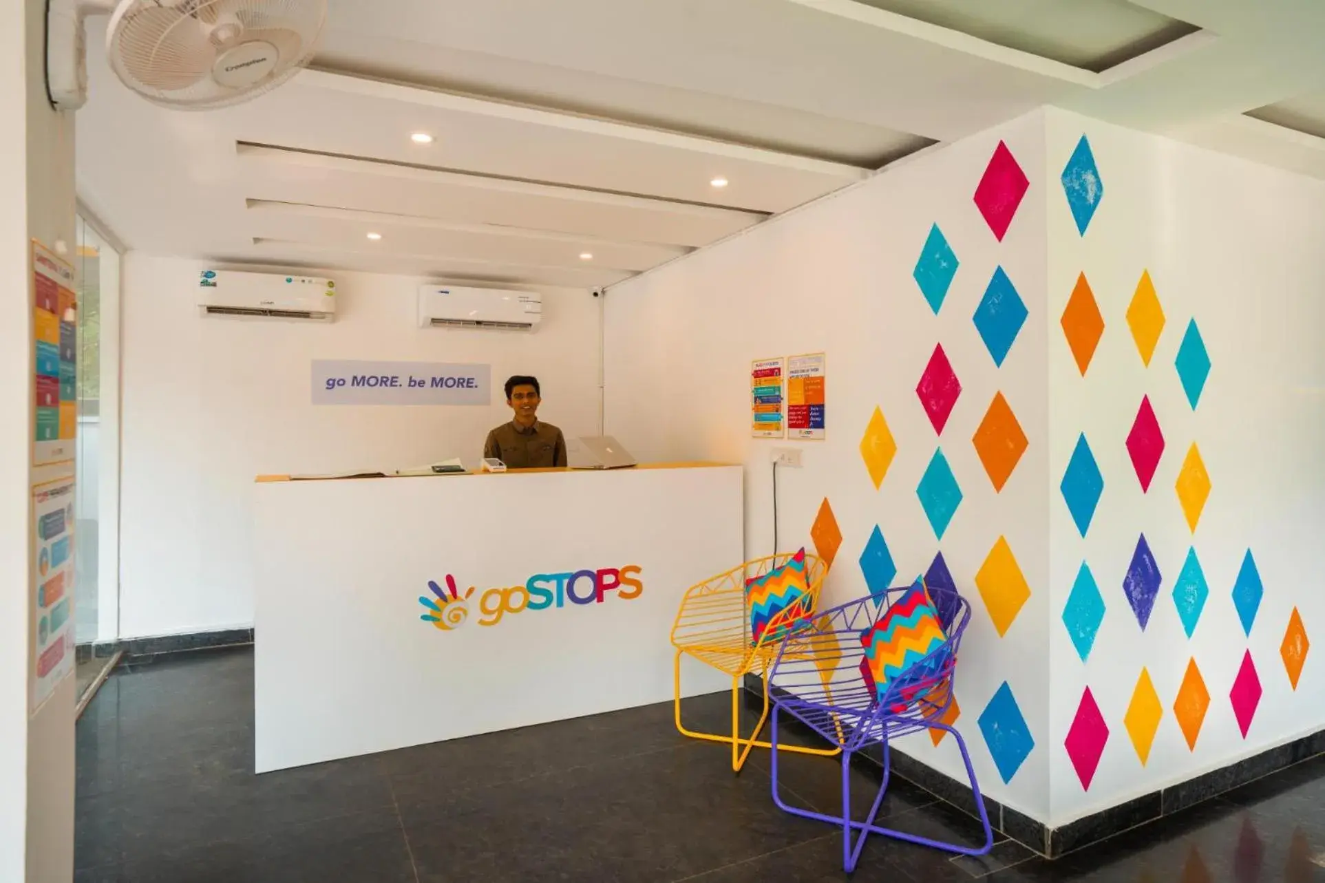 Facade/entrance in goSTOPS Goa, Baga Facade/entrance in goSTOPS Goa, Baga