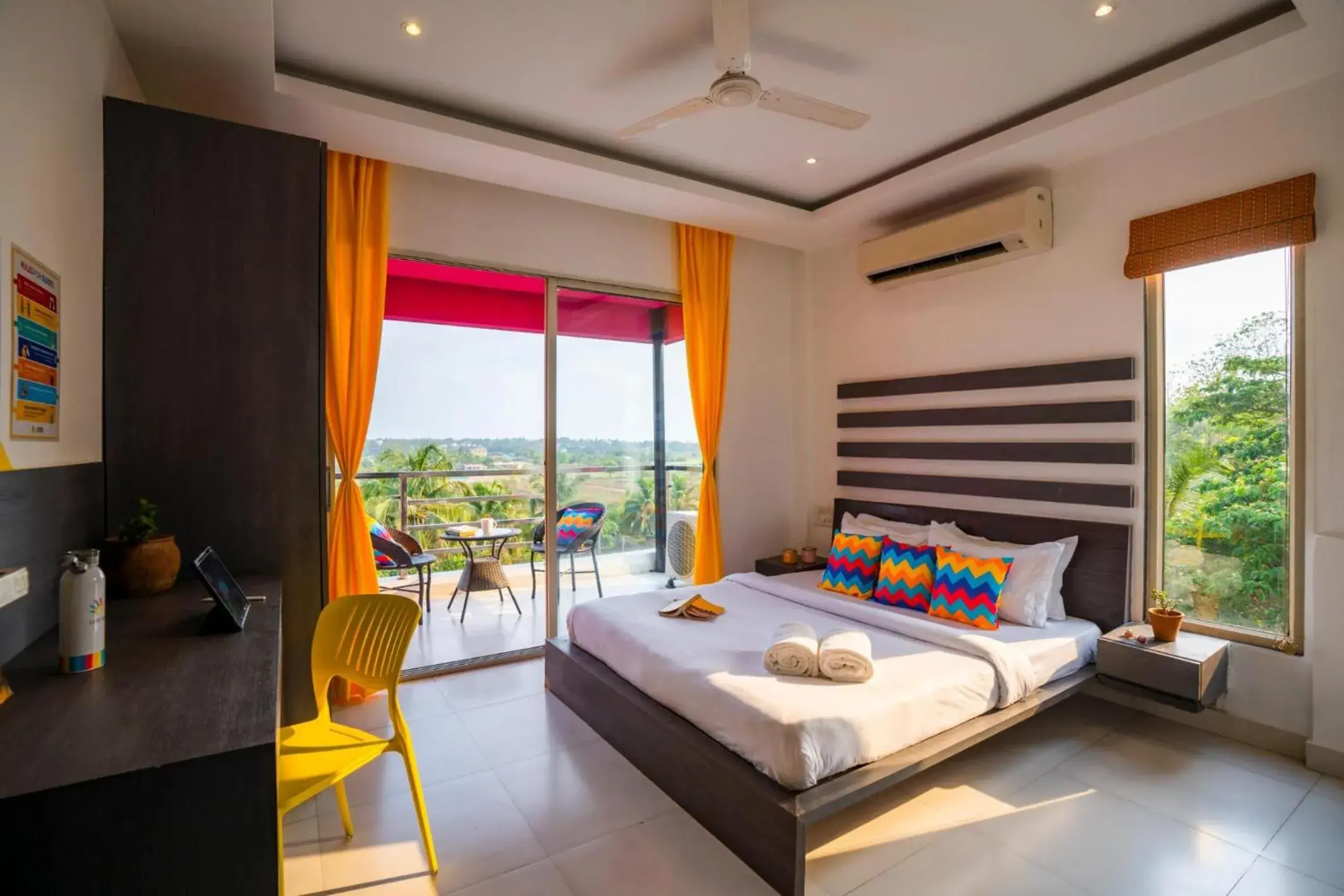Bed in goSTOPS Goa, Baga Bed in goSTOPS Goa, Baga