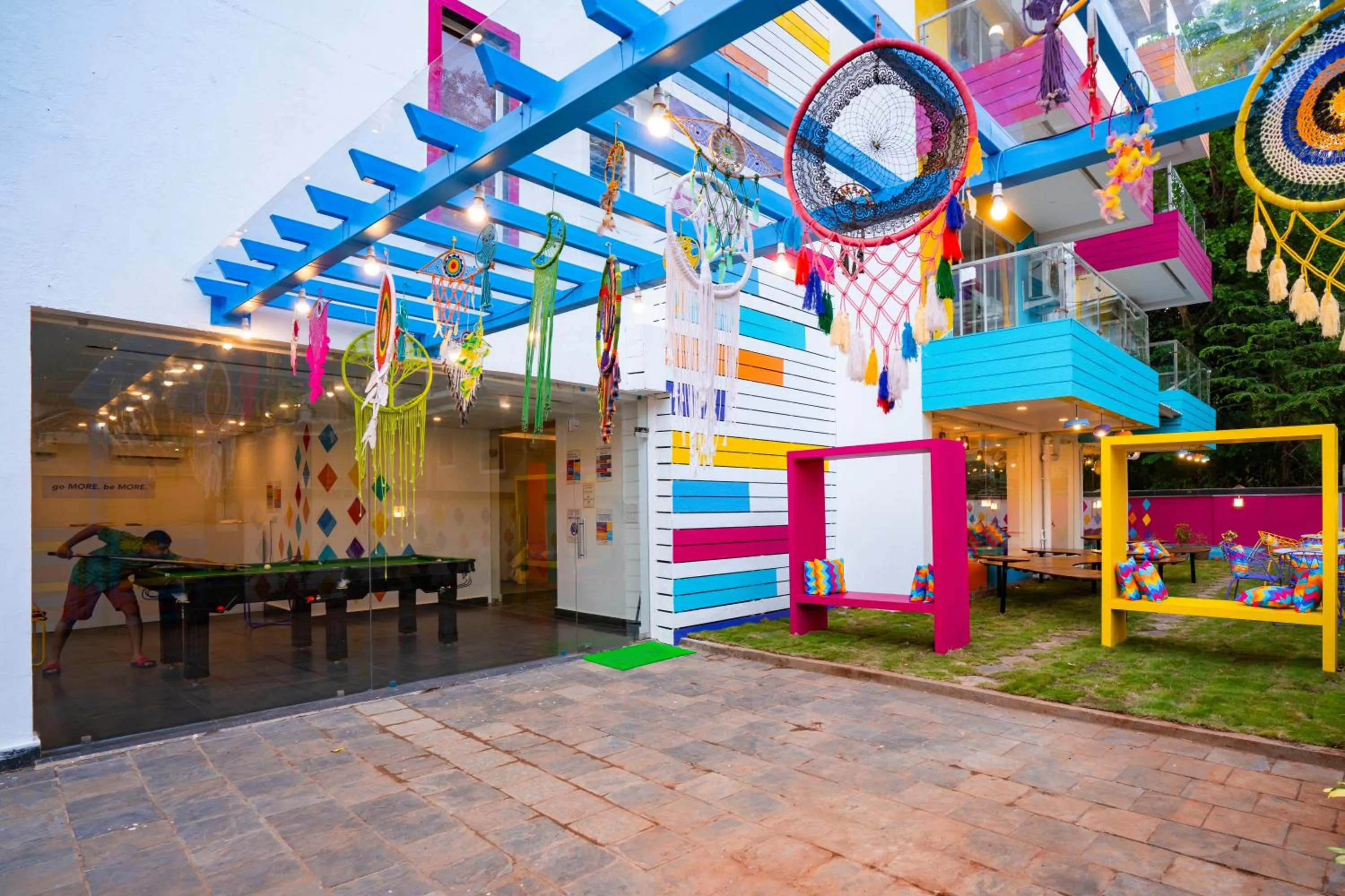 Game Room in goSTOPS Goa, Baga