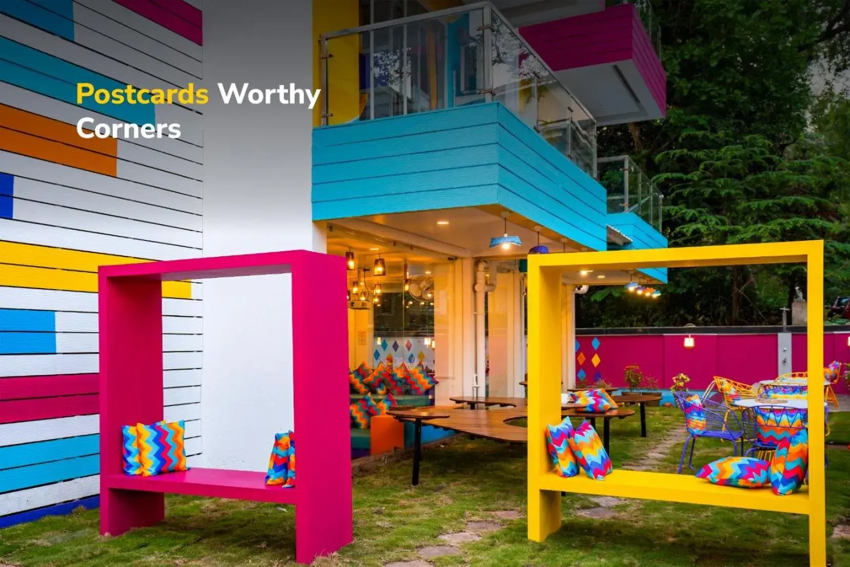 Facade/entrance in goSTOPS Goa, Baga Facade/entrance in goSTOPS Goa, Baga