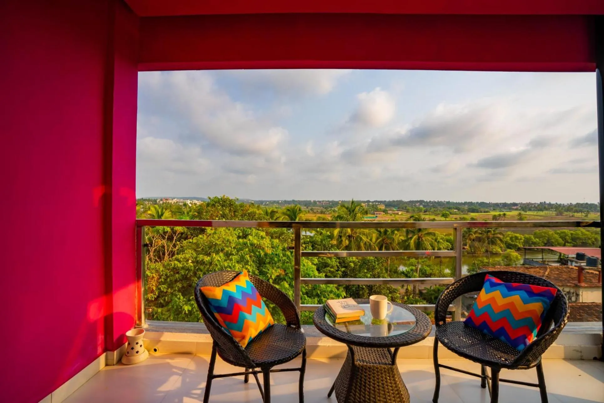 Balcony/Terrace in goSTOPS Goa, Baga