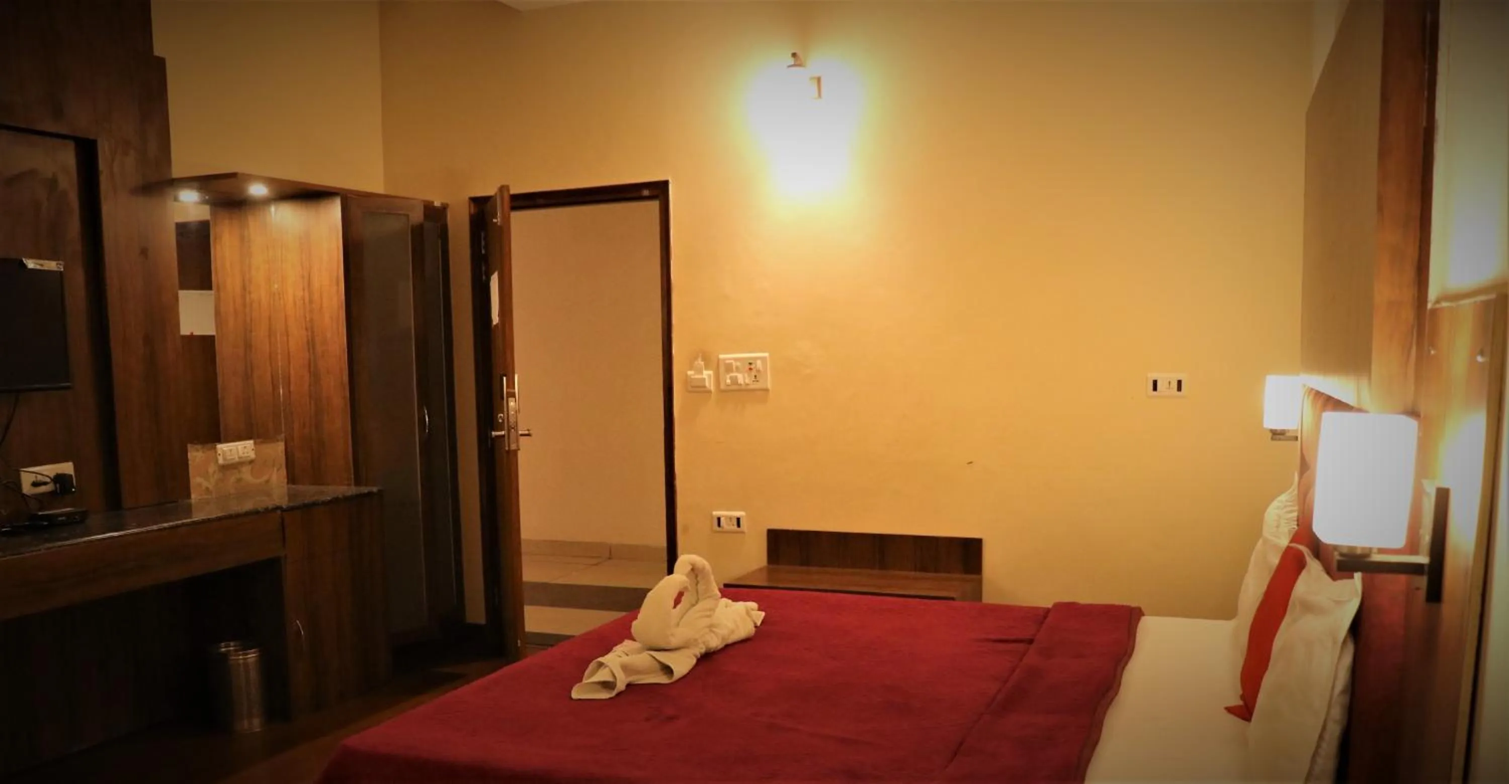 Bedroom in Hotel Pushap Palace