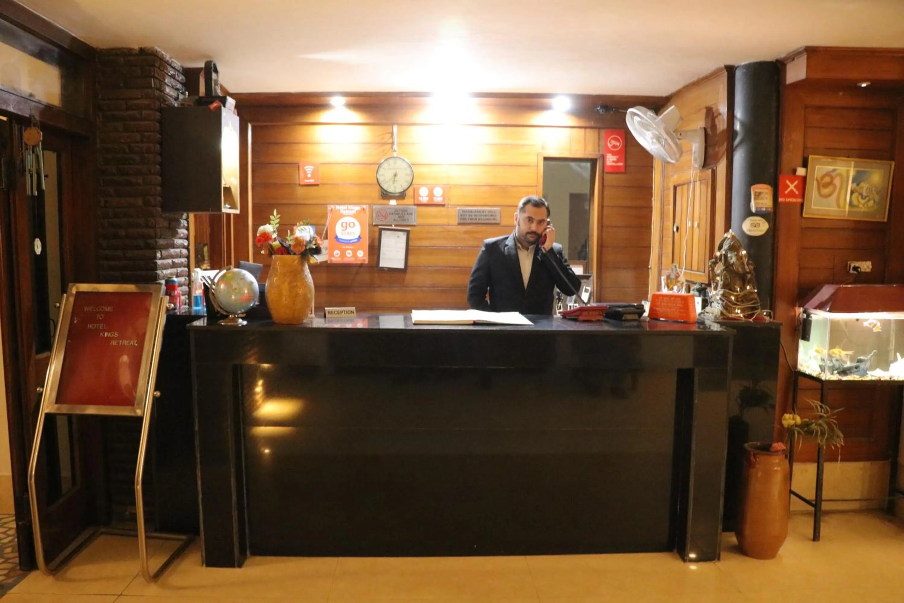 Lobby or reception in Hotel Pushap Palace