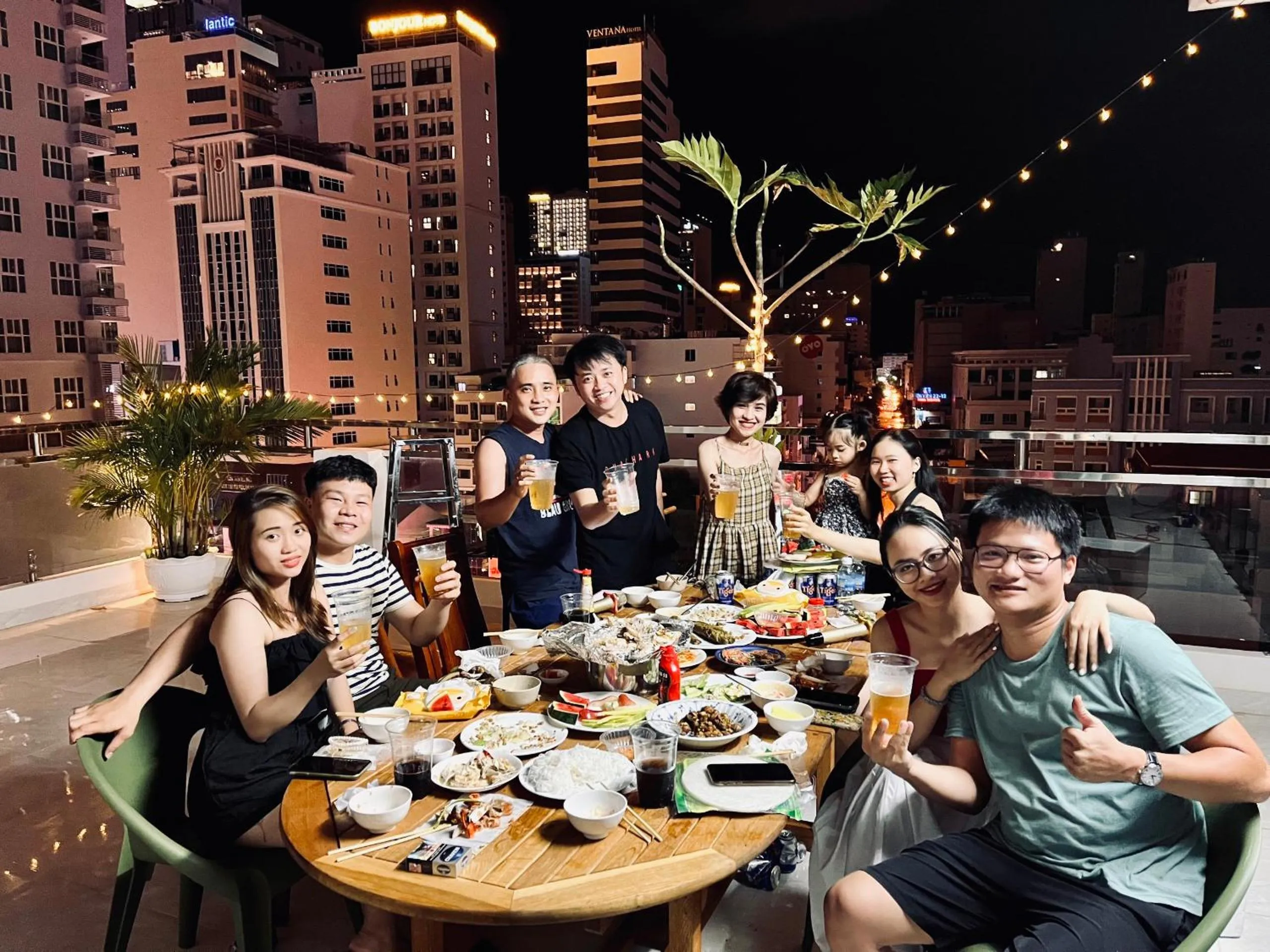 Seating area in Holi Anna