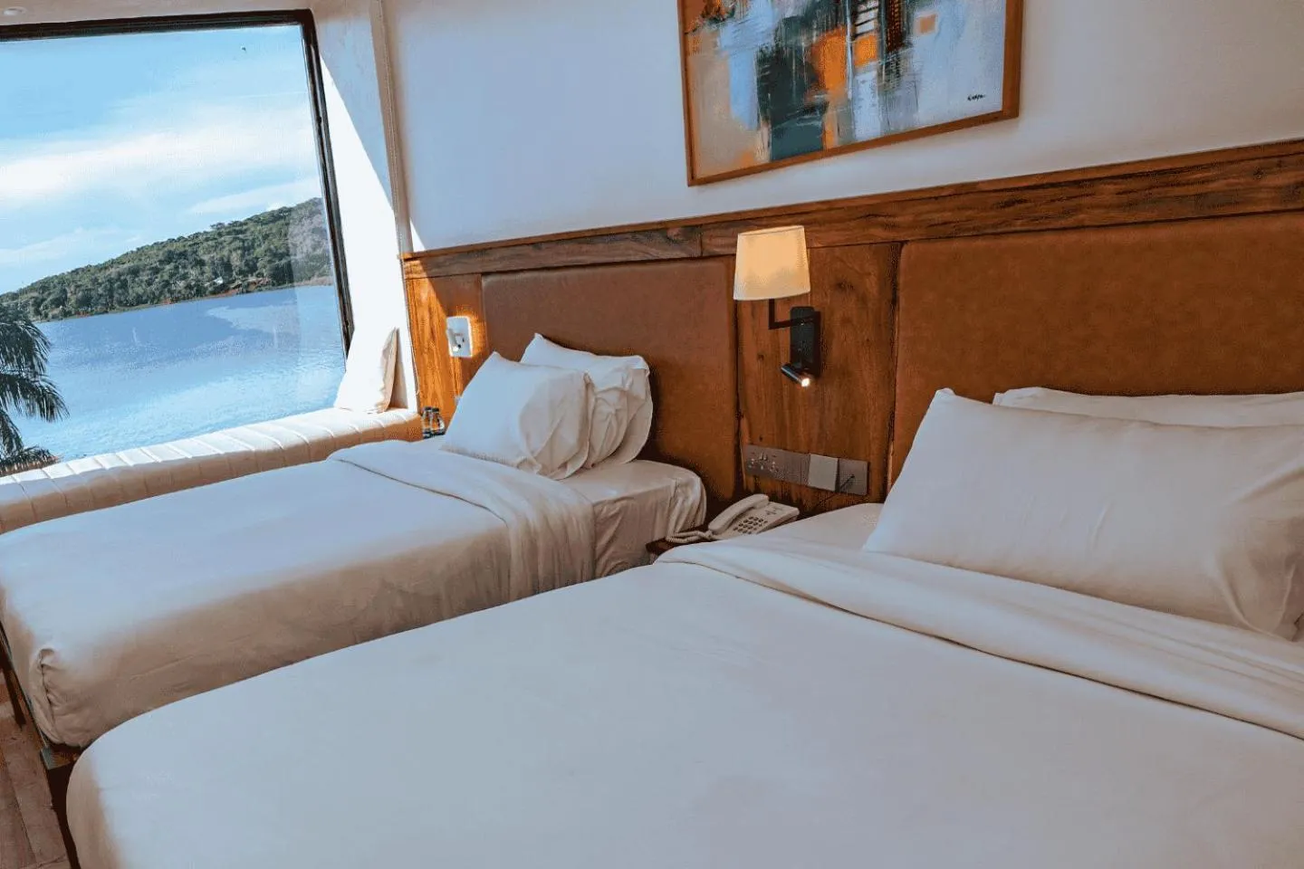 Bed in Divine Resort & Spa