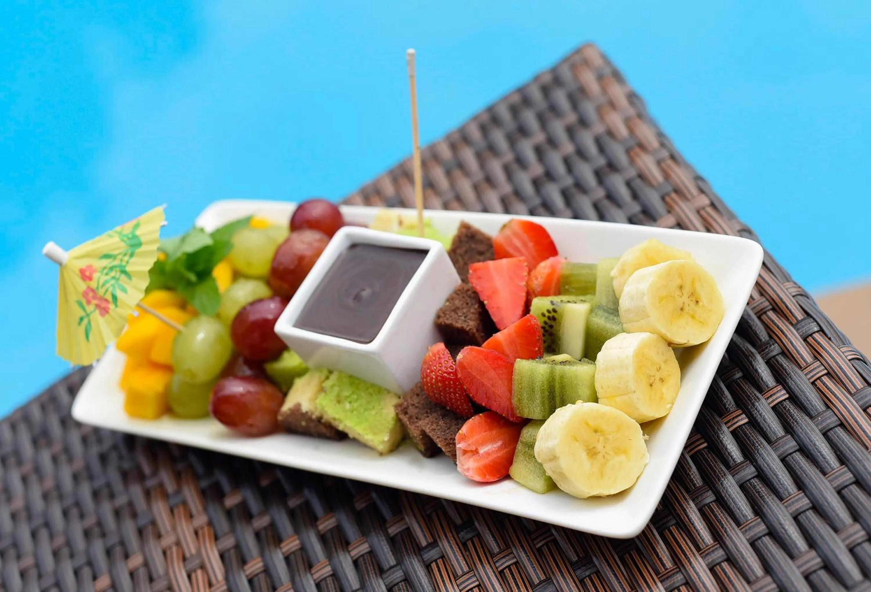 Pool view in Divine Resort & Spa