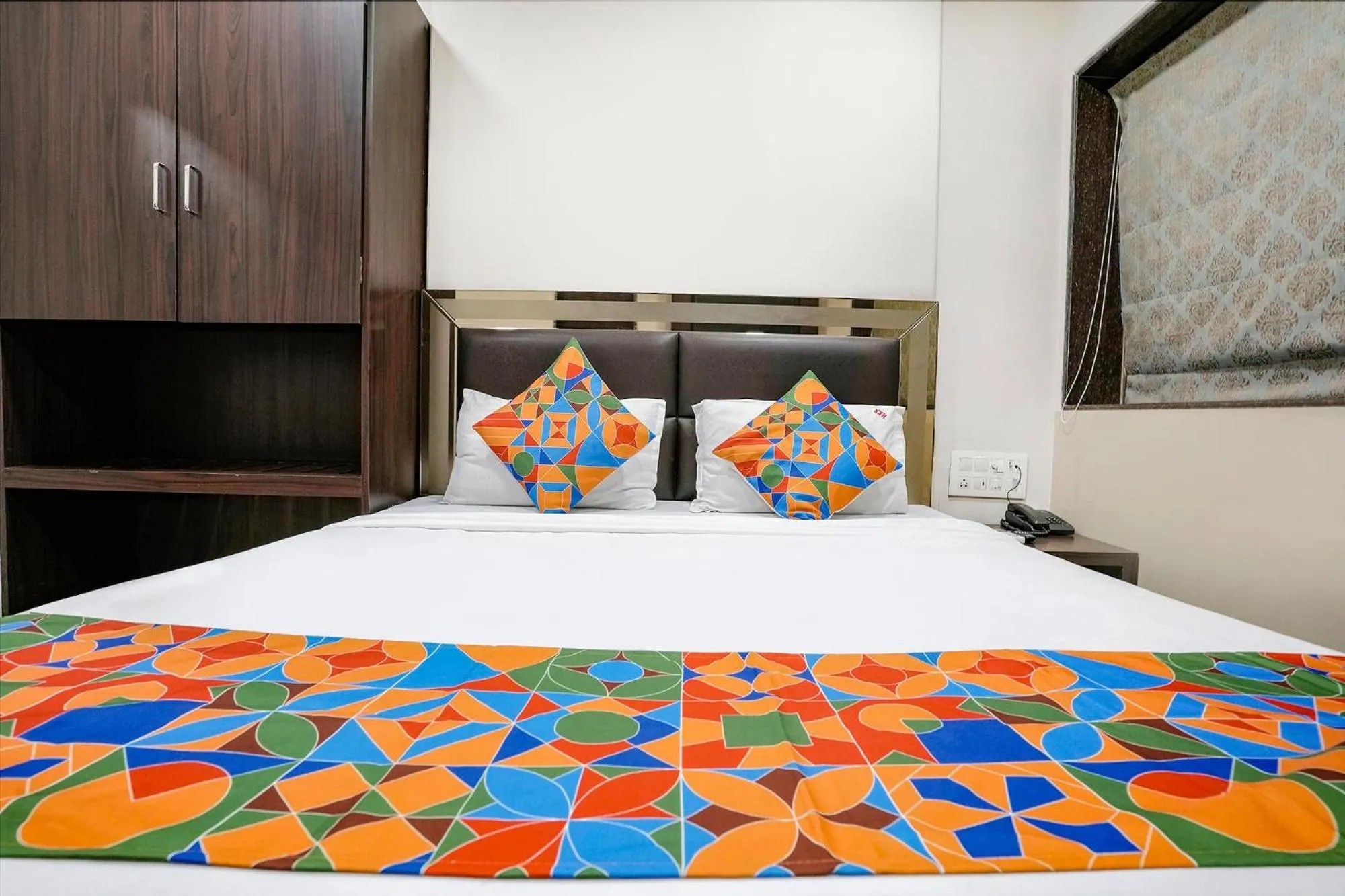 Bed in FabHotel Kamran Residency - Nr LBS Marg