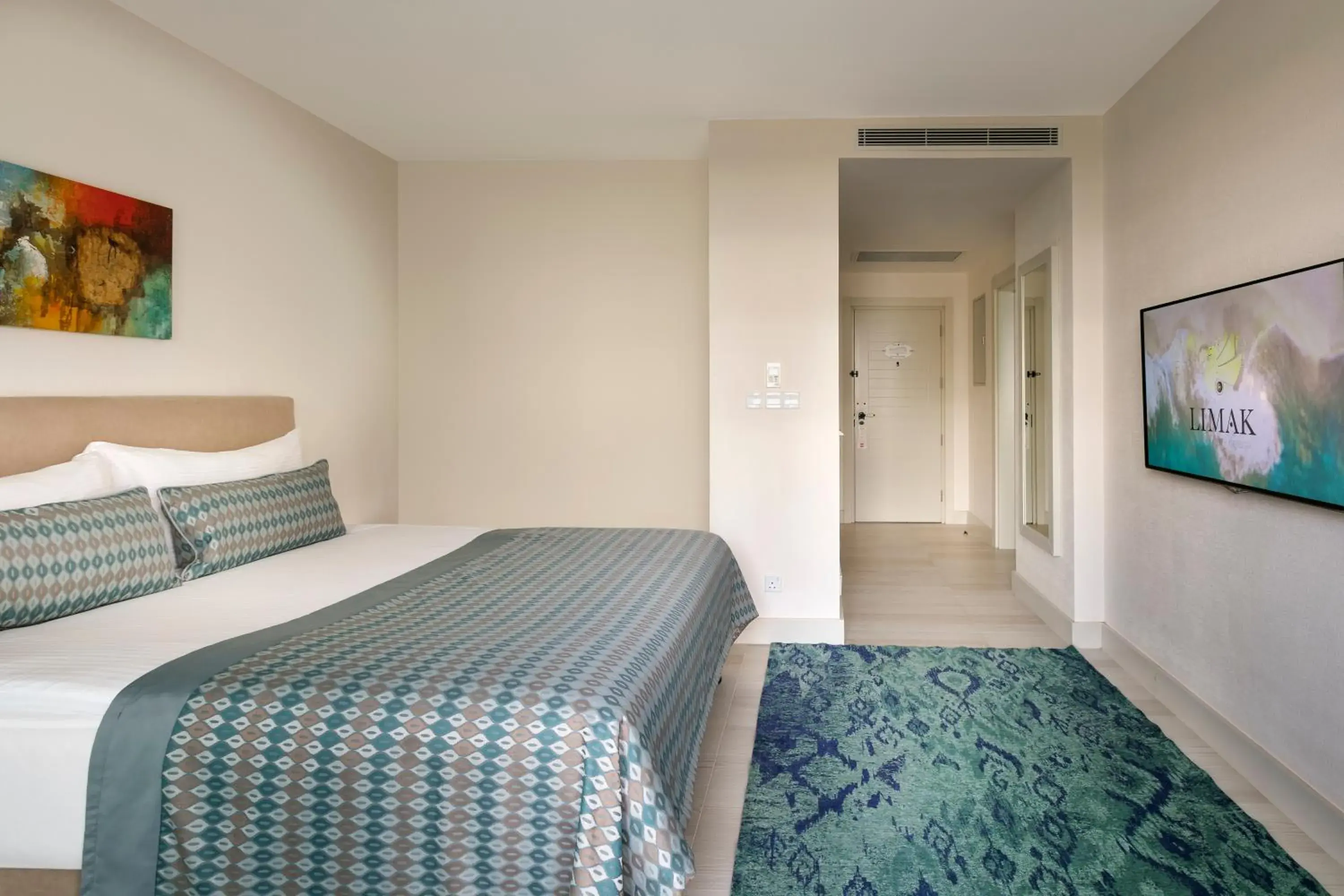 Bedroom, Bed in Limak Cyprus Deluxe Hotel Bedroom, Bed in Limak Cyprus Deluxe Hotel